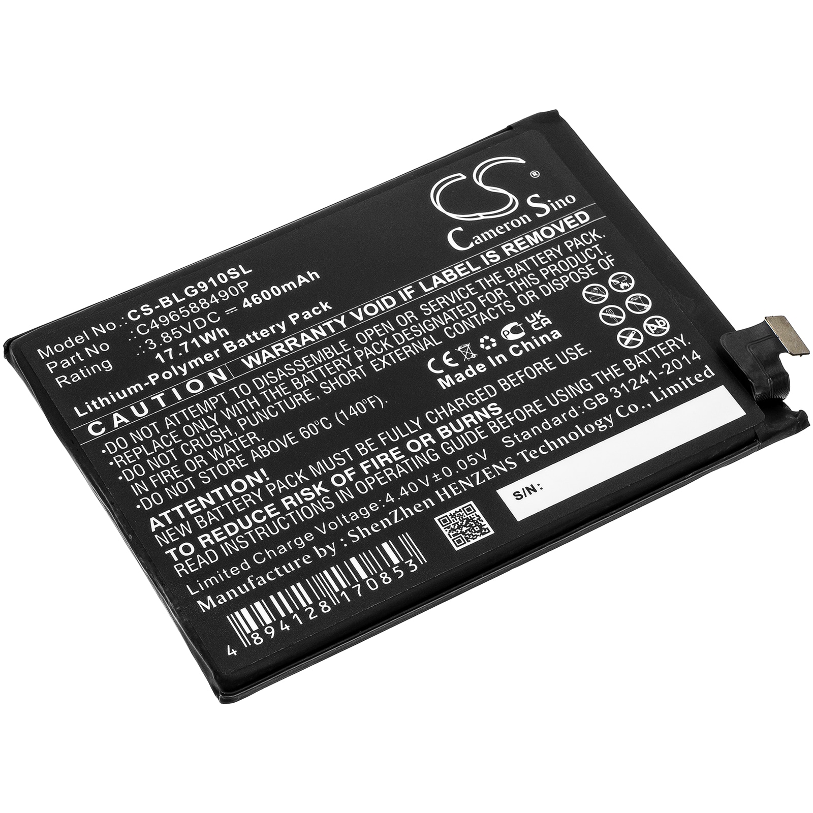 Batteri til SmartPhone, Mobil til BLU G91 Pro, G0530WW