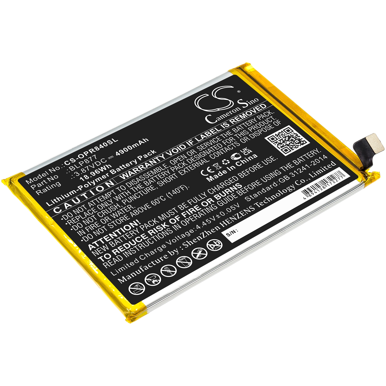 Batteri til SmartPhone, Mobil til OPPO Realme 8i
