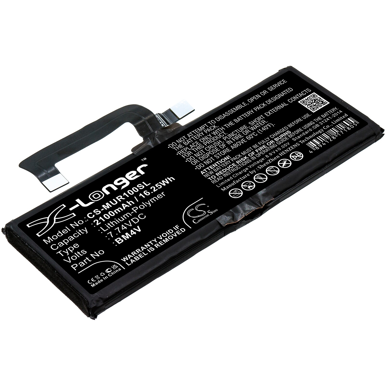 Batteri til SmartPhone, Mobil til Xiaomi Mi 10 Ultra, M2007J1SC