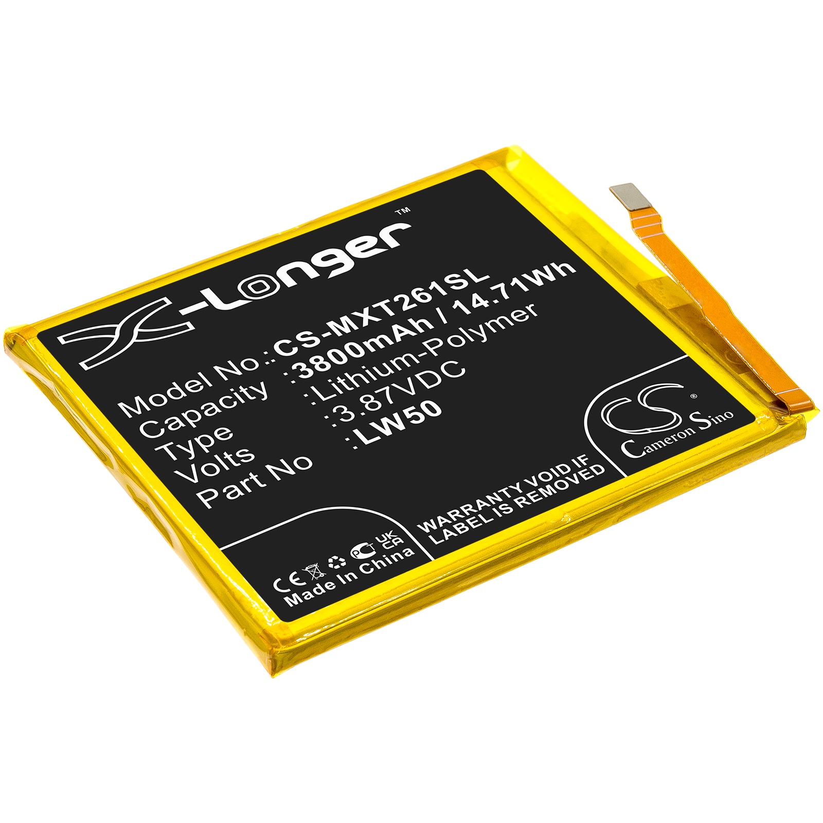 Batteri til SmartPhone, Mobil til Motorola Moto Edge Plus, Moto Edge+, XT2061-1 og andre.