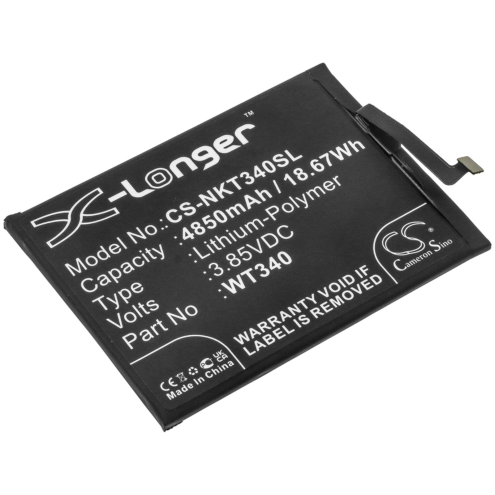 Batteri til SmartPhone, mobil til Nokia G10, G20, TA-1338 osv.