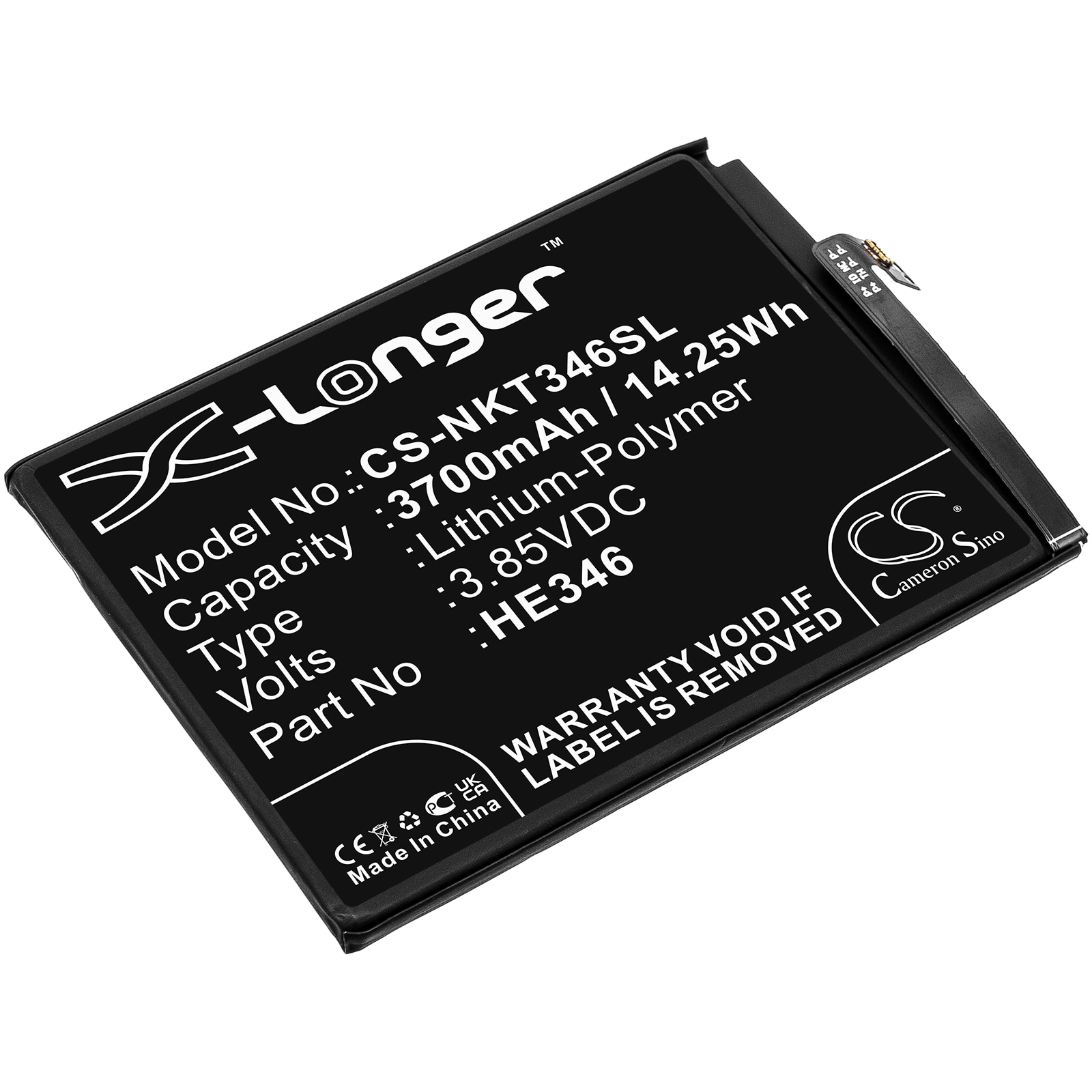 Batteri til SmartPhone, Mobil til Nokia 7 Plus, TA1046