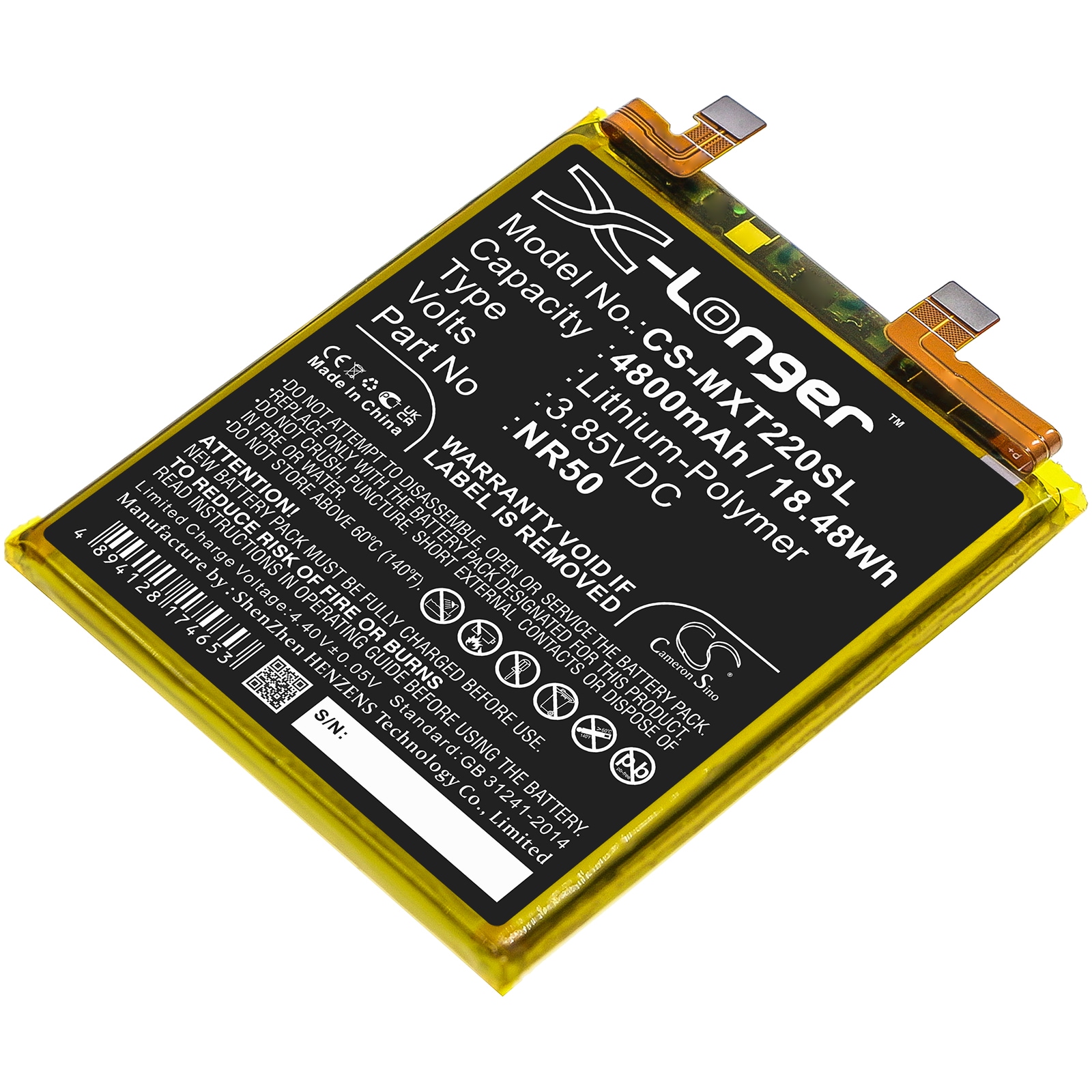 Batteri til SmartPhone, Mobil til Motorola Moto Edge X30, Moto Edge X30 5G 2021 og andre.