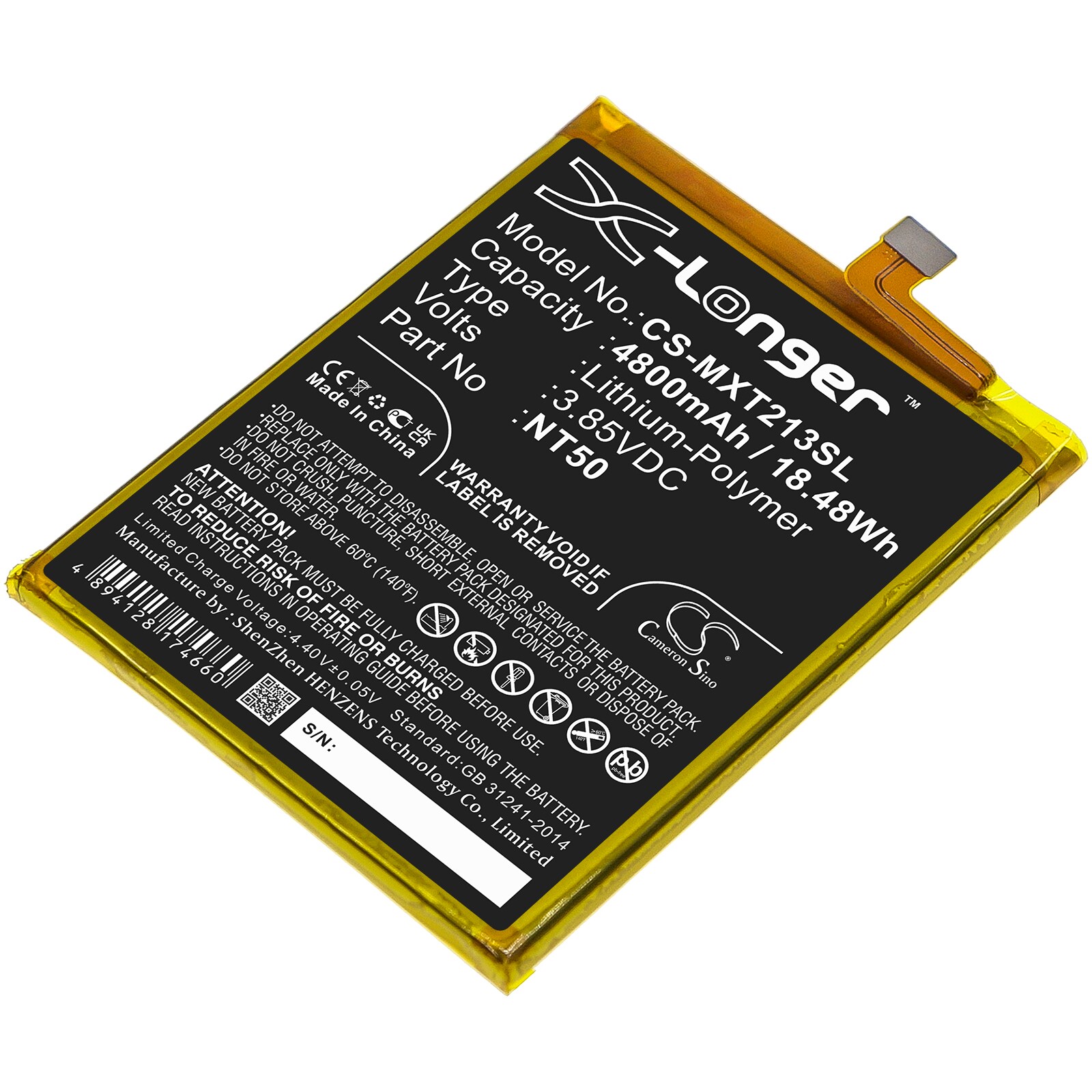 Batteri til SmartPhone, Mobil til Motorola Moto Edge 20 lite, Moto Edge 20 Lite 5G og andre.