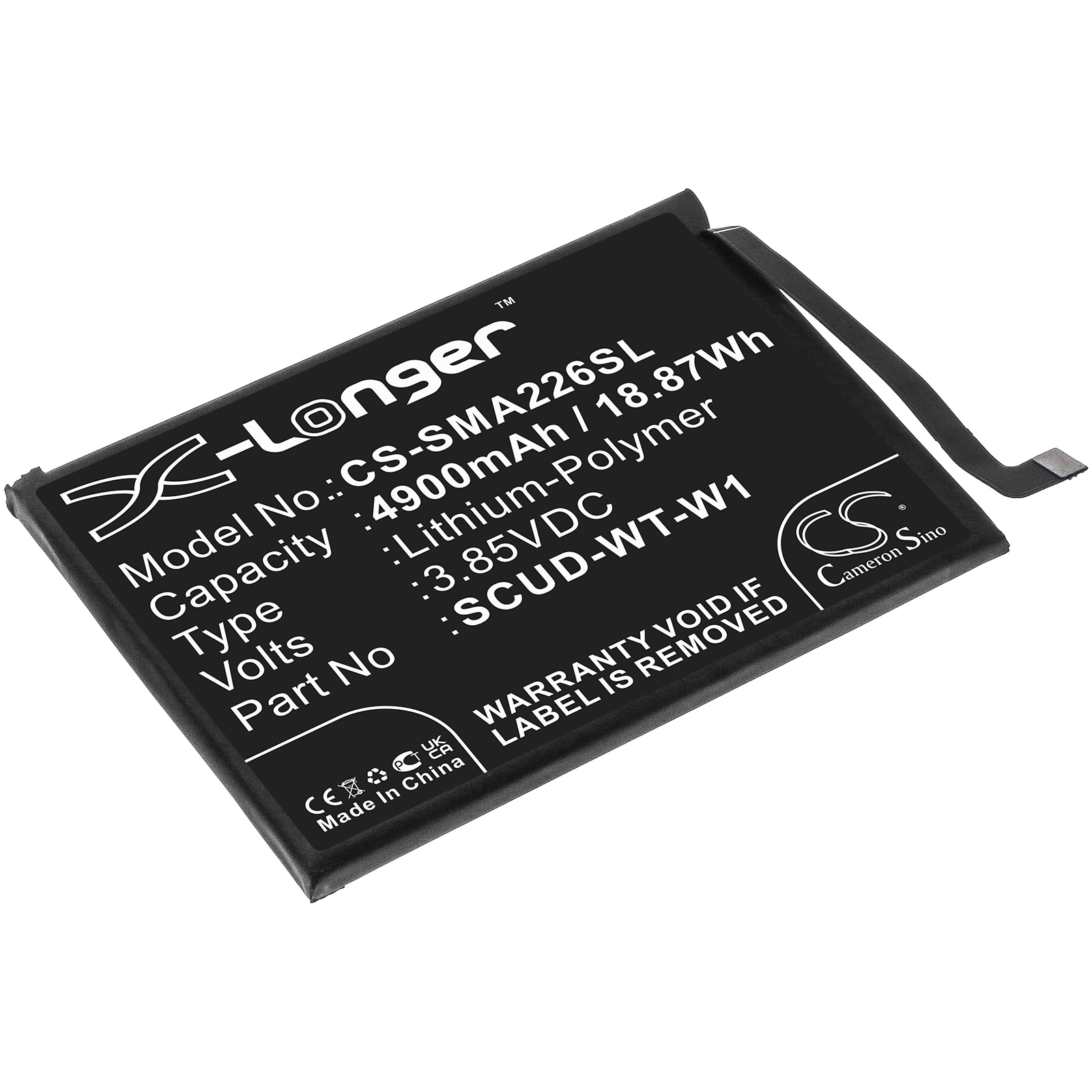 Batteri til SmartPhone, Mobil til Samsung Galaxy A22 5G, SM-A226B, SM-A226B/DS og andre.
