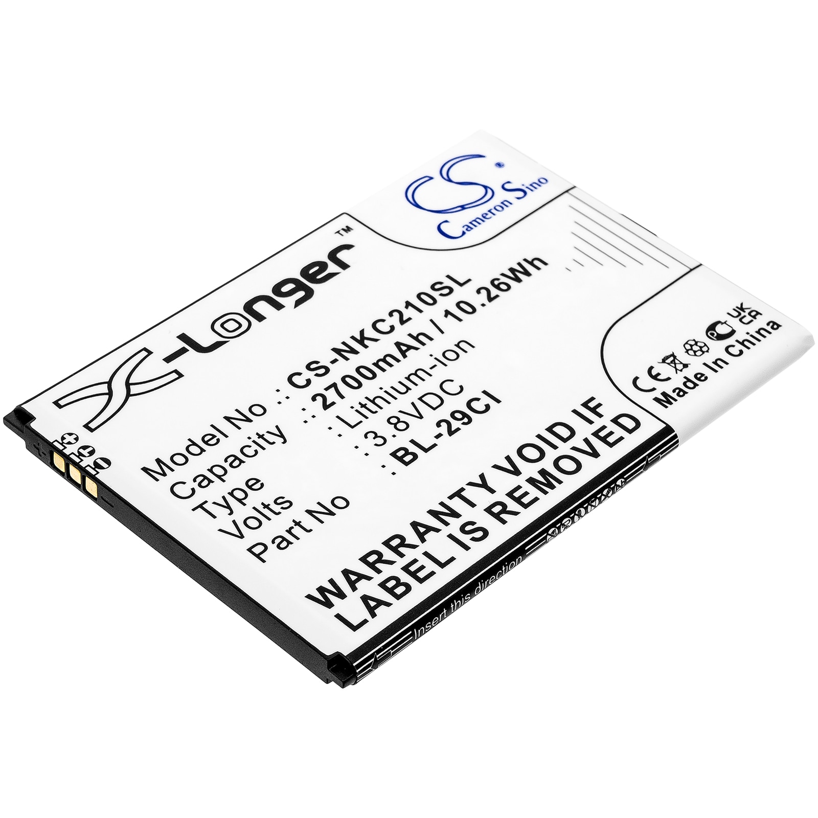 Batteri til SmartPhone, mobil til Nokia C21, C20, C10