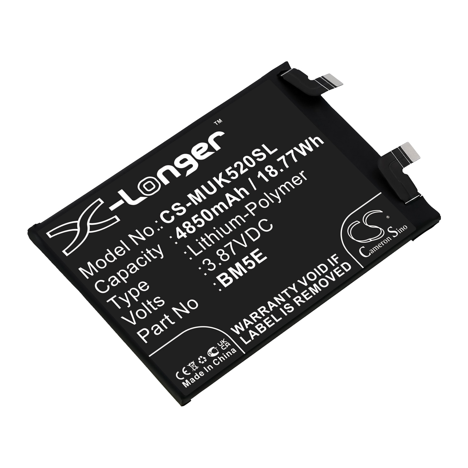 Batteri til SmartPhone, Mobil til Xiaomi Redmi K50 Pro, 22021211RC, 22011211C