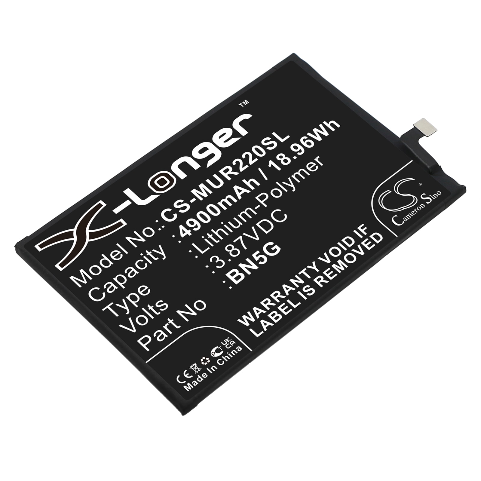 Batteri til SmartPhone, Mobil til Xiaomi Redmi 10C, 220333QAG, 220333QBI og andre.