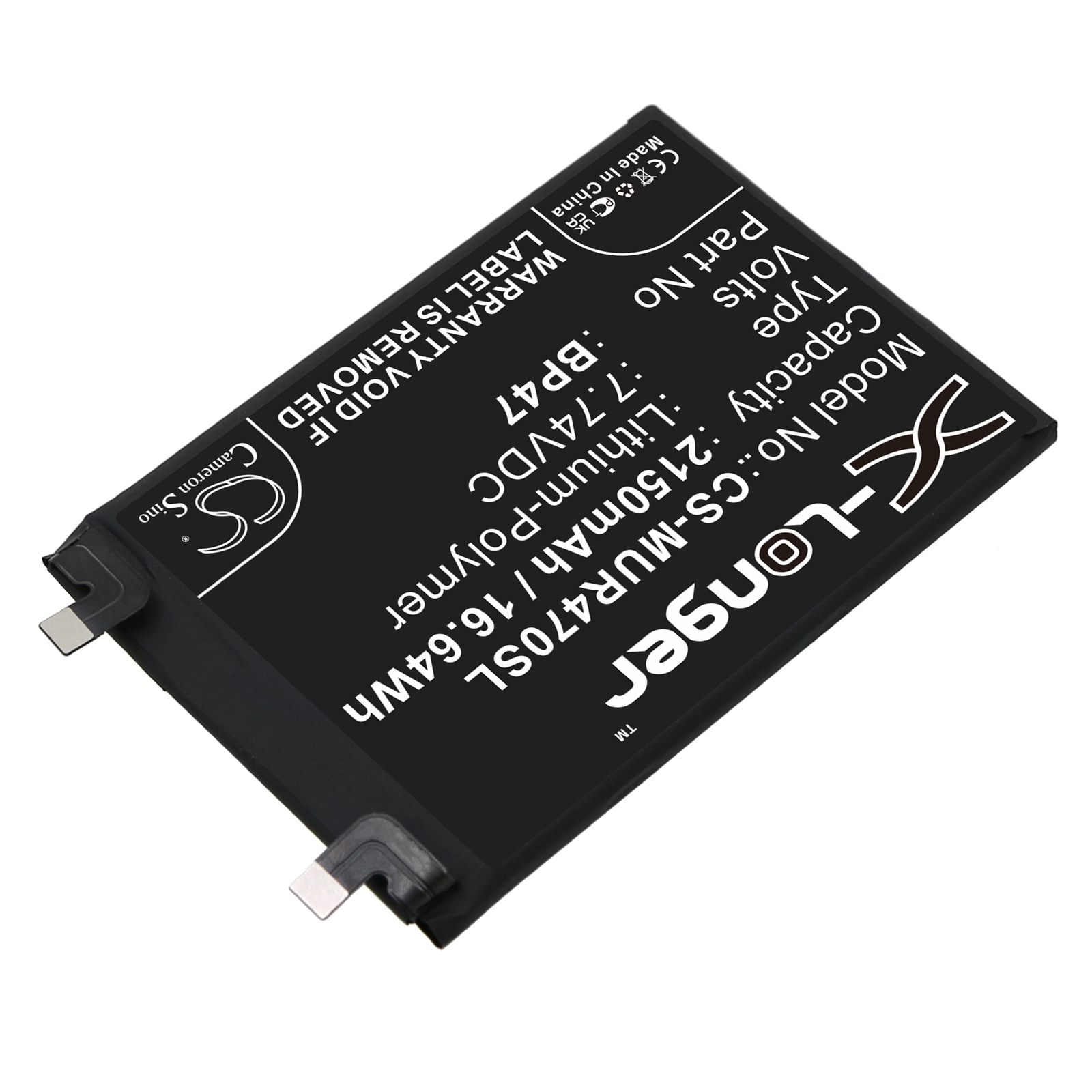 Batteri til SmartPhone, Mobil til Xiaomi Redmi Note 11 Pro+, 21091116UC, 21091116UG og andre.