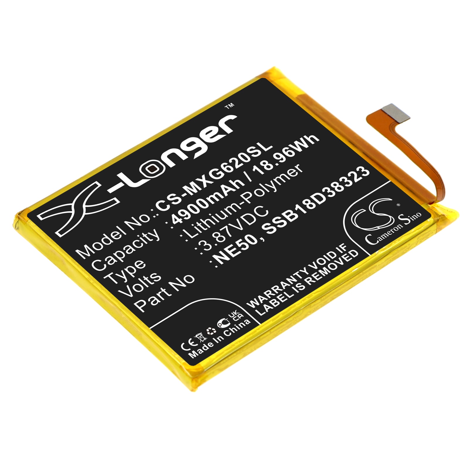 Batteri til SmartPhone, Mobil til Motorola Moto G52, Moto G82, Moto G82 5G og andre.