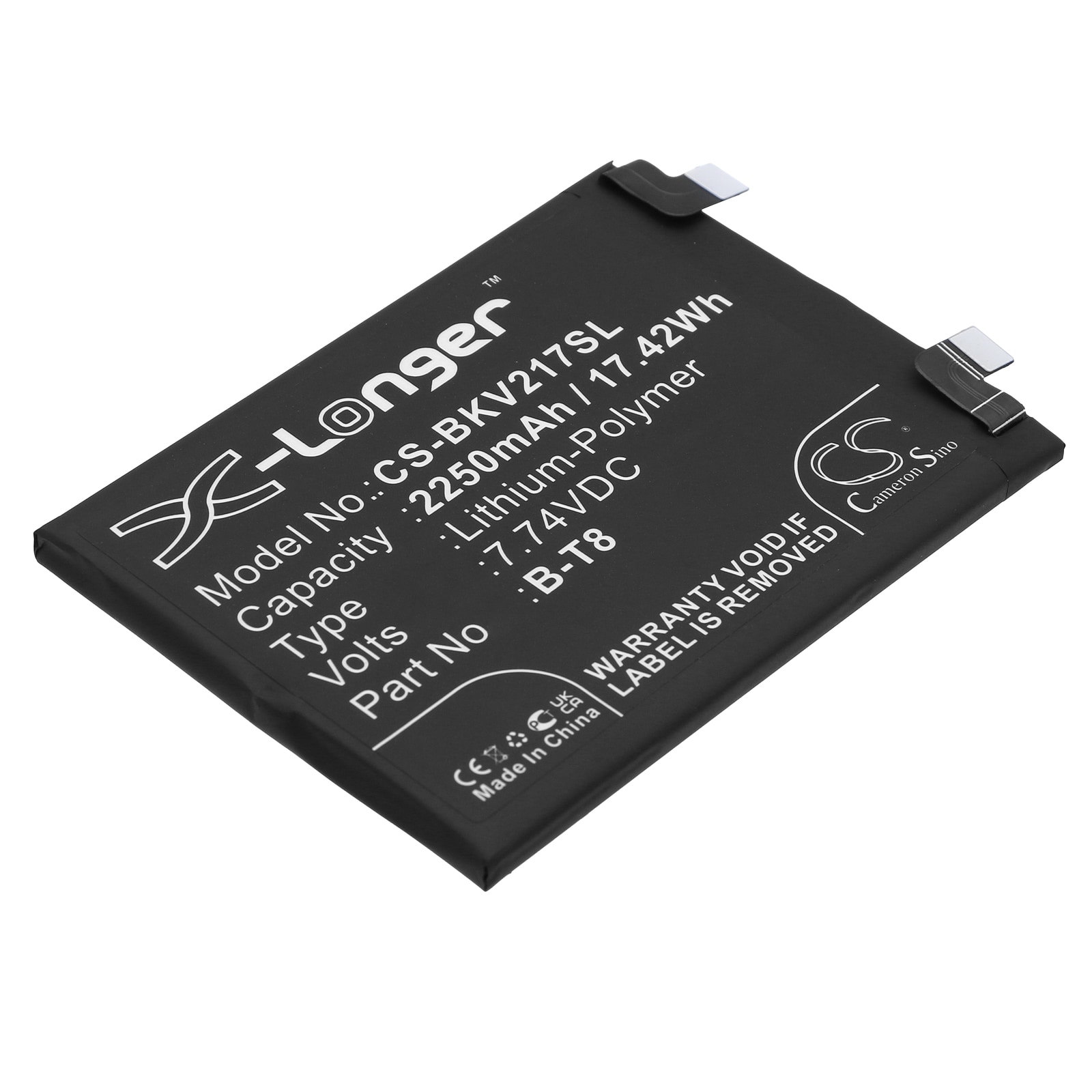 Batteri til SmartPhone, Mobil til VIVO iQOO 9 Pro, iQOO 9 Pro 5G, I2022 og andre.