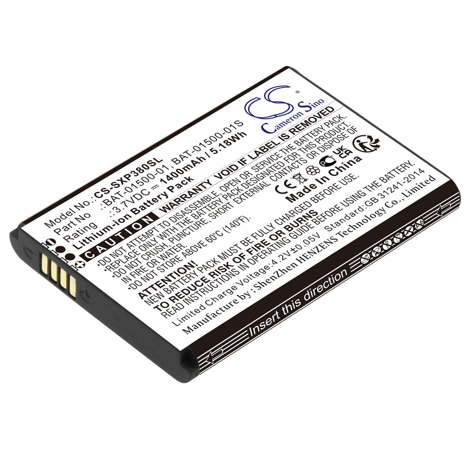 Batteri til SmartPhone, mobil til Sonim XP3800, XP3