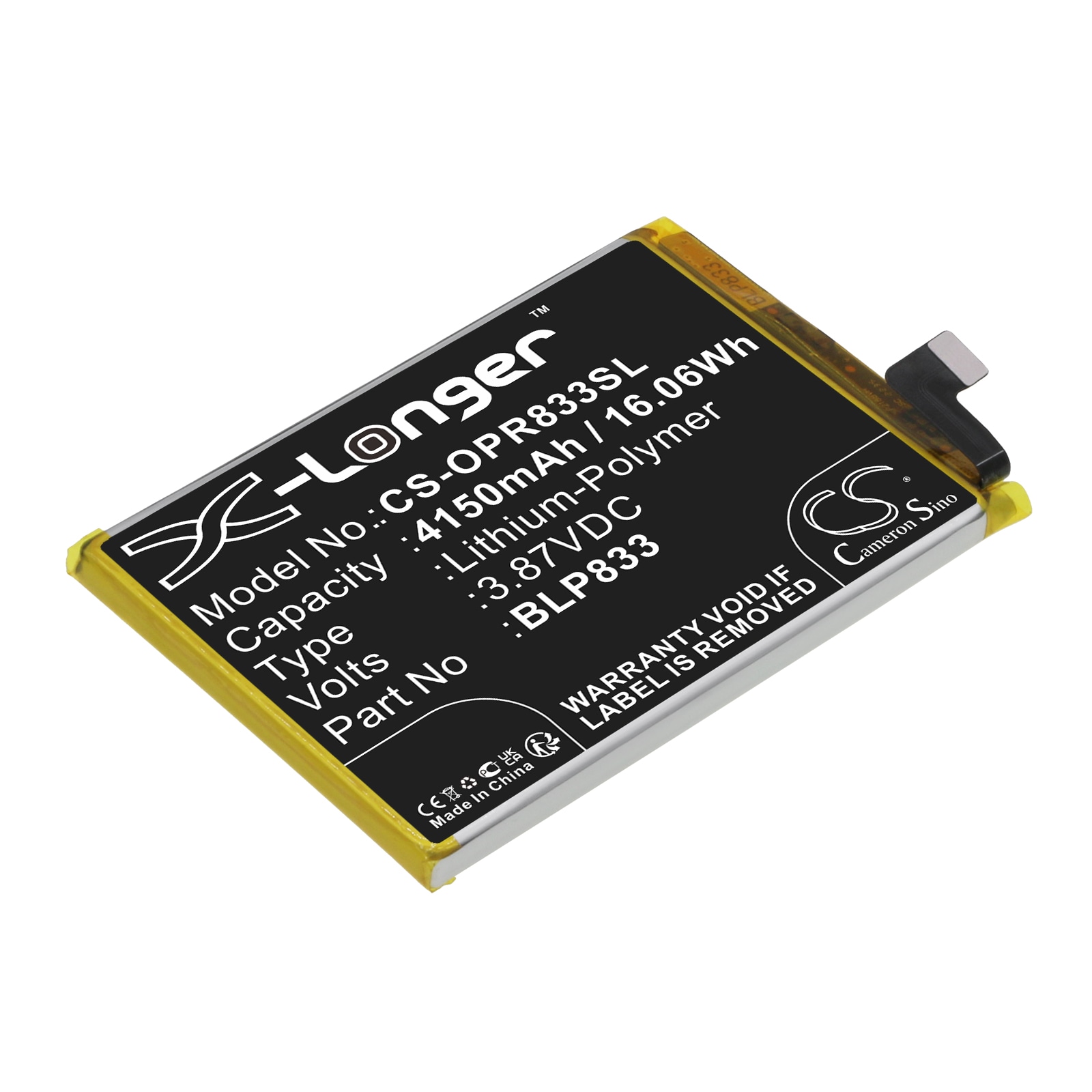 Batteri til SmartPhone, Mobil til OPPO Realme V15 5G, RMX3092