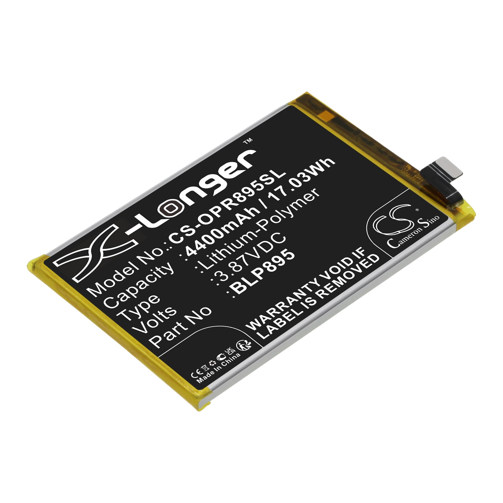 Batteri til SmartPhone, Mobil til OPPO Reno7 SE 5G, PFCM00