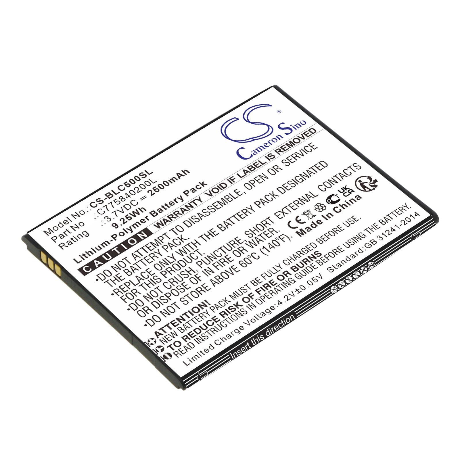 Batteri til SmartPhone, Mobil til BLU C5, C010Q