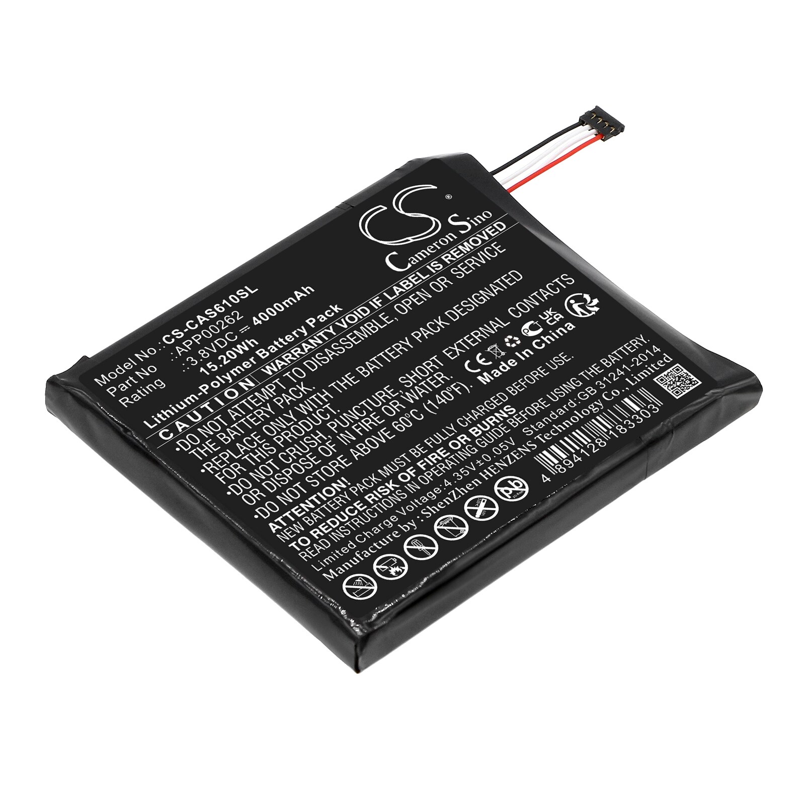 Batteri til SmartPhone, mobil til CAT S61