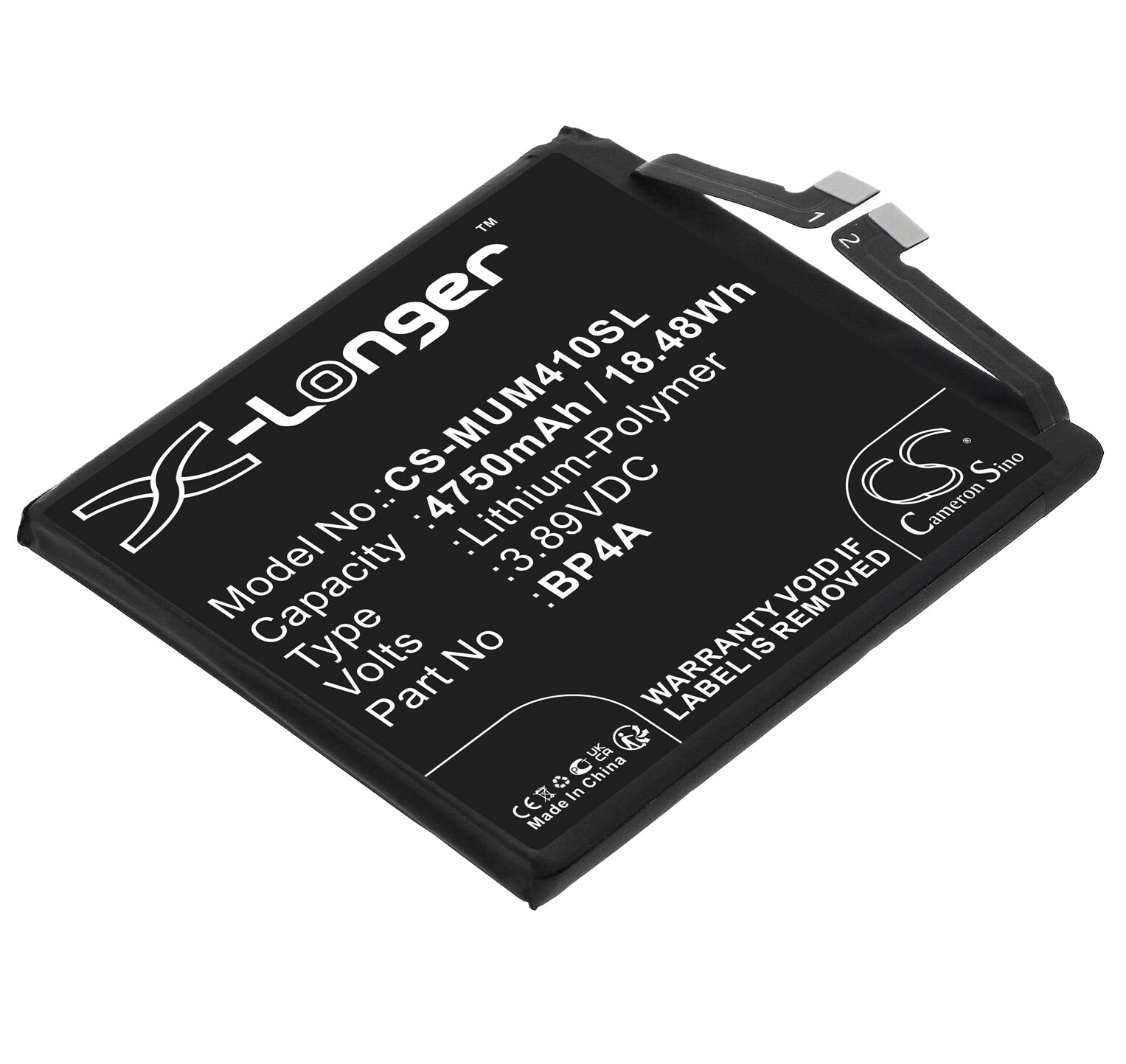 Batteri til SmartPhone, Mobil til Xiaomi 12S Ultra, Mi 12S Ultra 5G, 2203121C