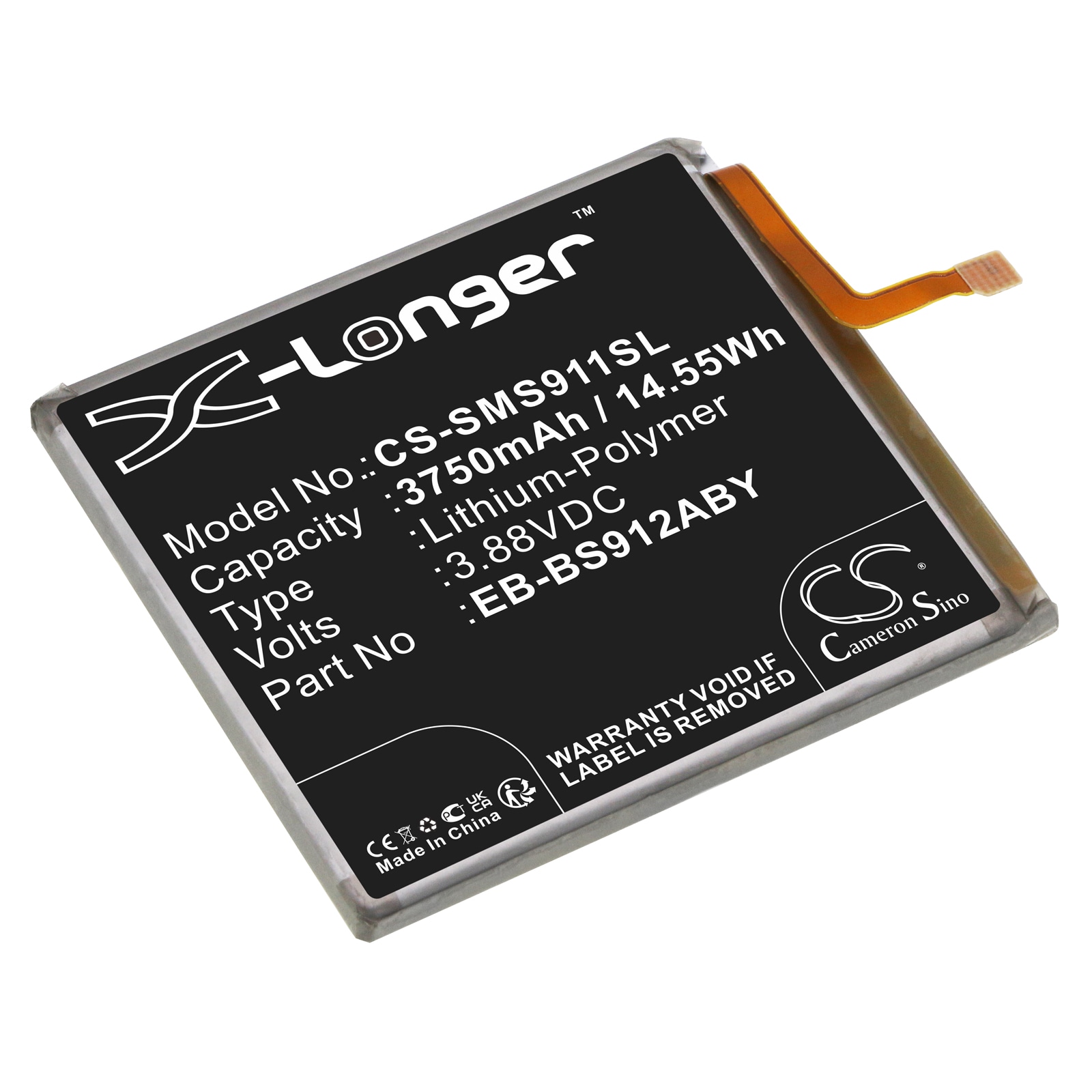 Batteri til SmartPhone, Mobil til Samsung Galaxy S23, SM-S911B, SM-S911T og andre.