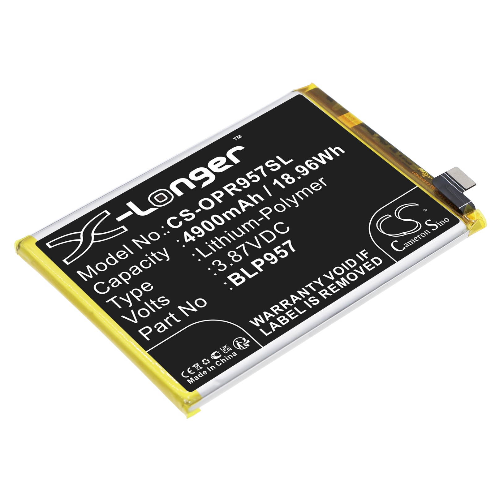 Batteri til SmartPhone, Mobil til OPPO Realme 10 5G, RMX3630
