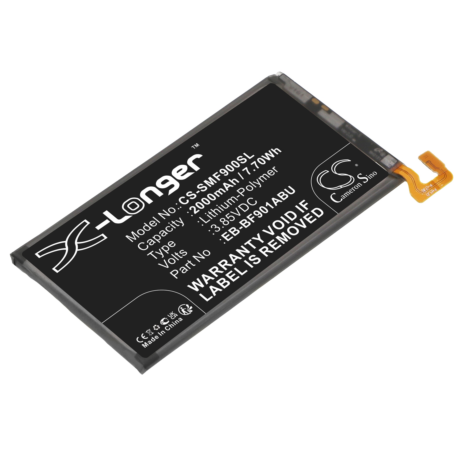 Batteri til SmartPhone, mobil til Samsung Fold, SM-F900J, SM-F9000 og andre.