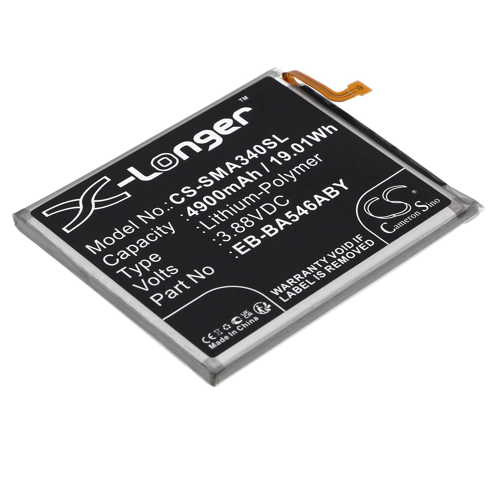 Batteri til SmartPhone, Mobil til Samsung Galaxy A34 5G, Galaxy A34 5G 2023 og andre.