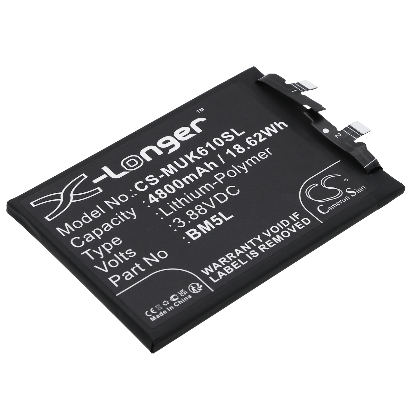 Batteri til SmartPhone, Mobil til Redmi K60 Pro, 22127RK46C