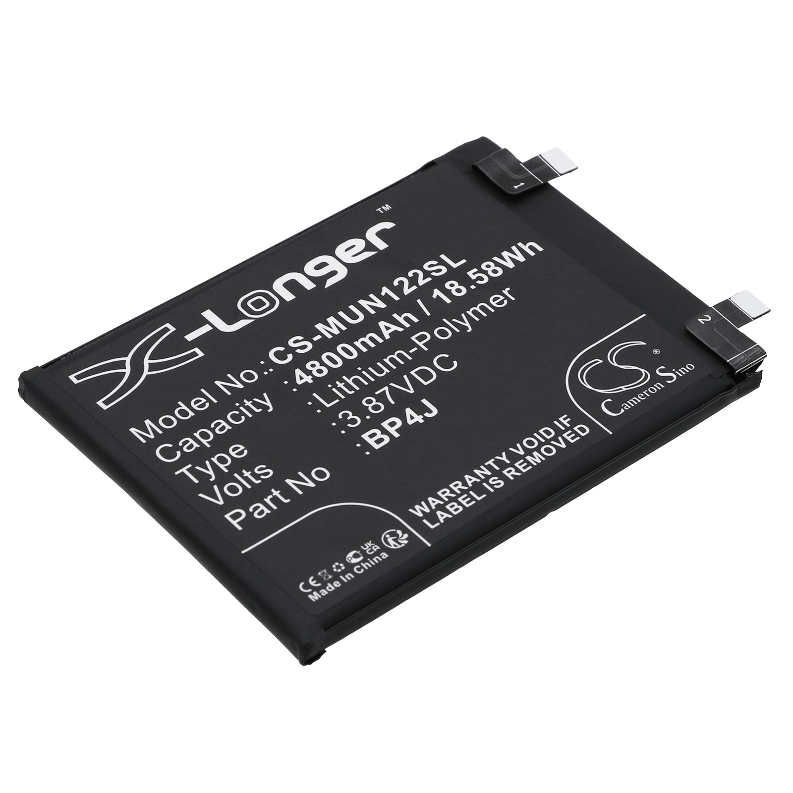 Batteri til SmartPhone, Mobil til Redmi Note 12 Pro+ 5G, 22101316UP, Note 12 5G og andre.