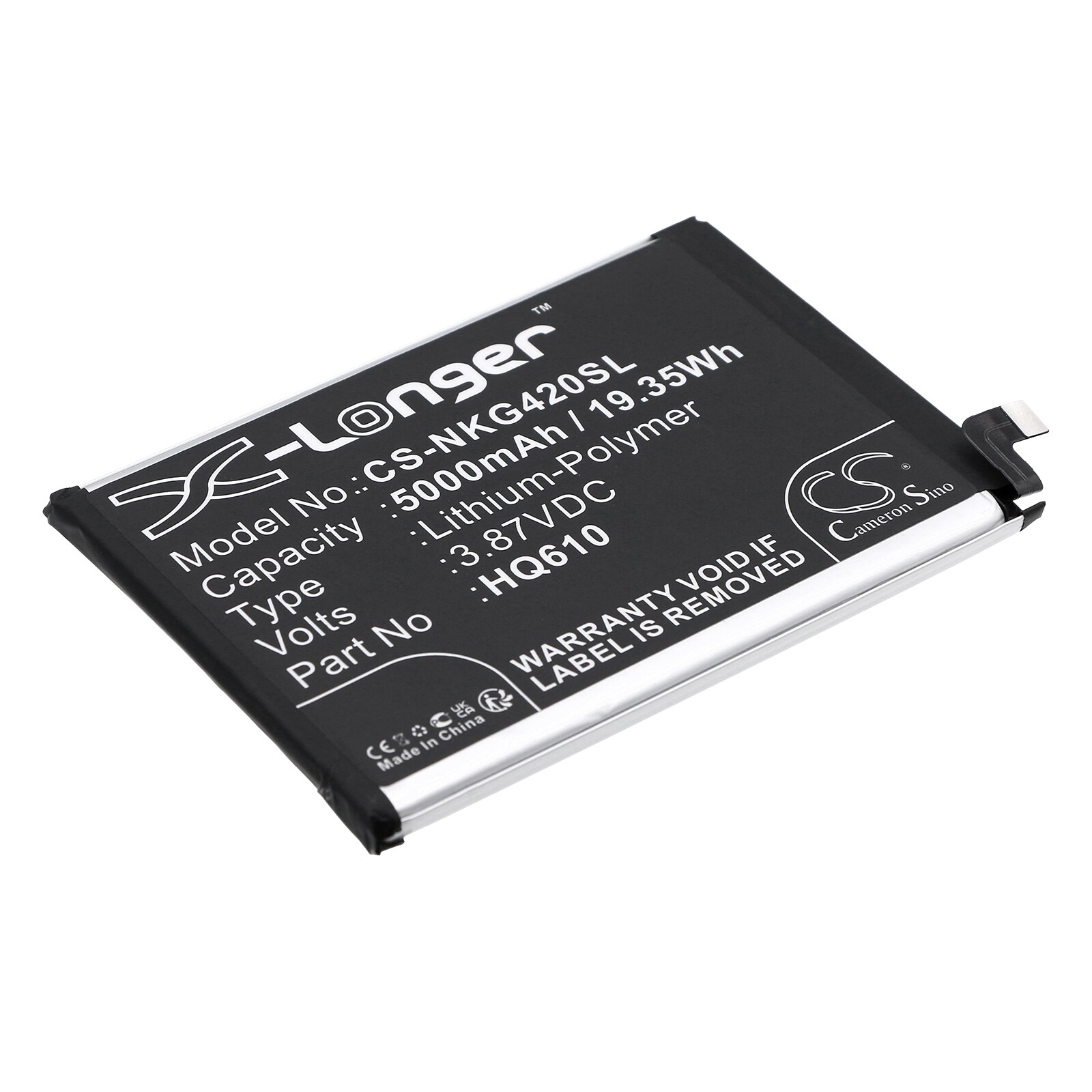 Batteri til SmartPhone, mobil til Nokia G42 5G
