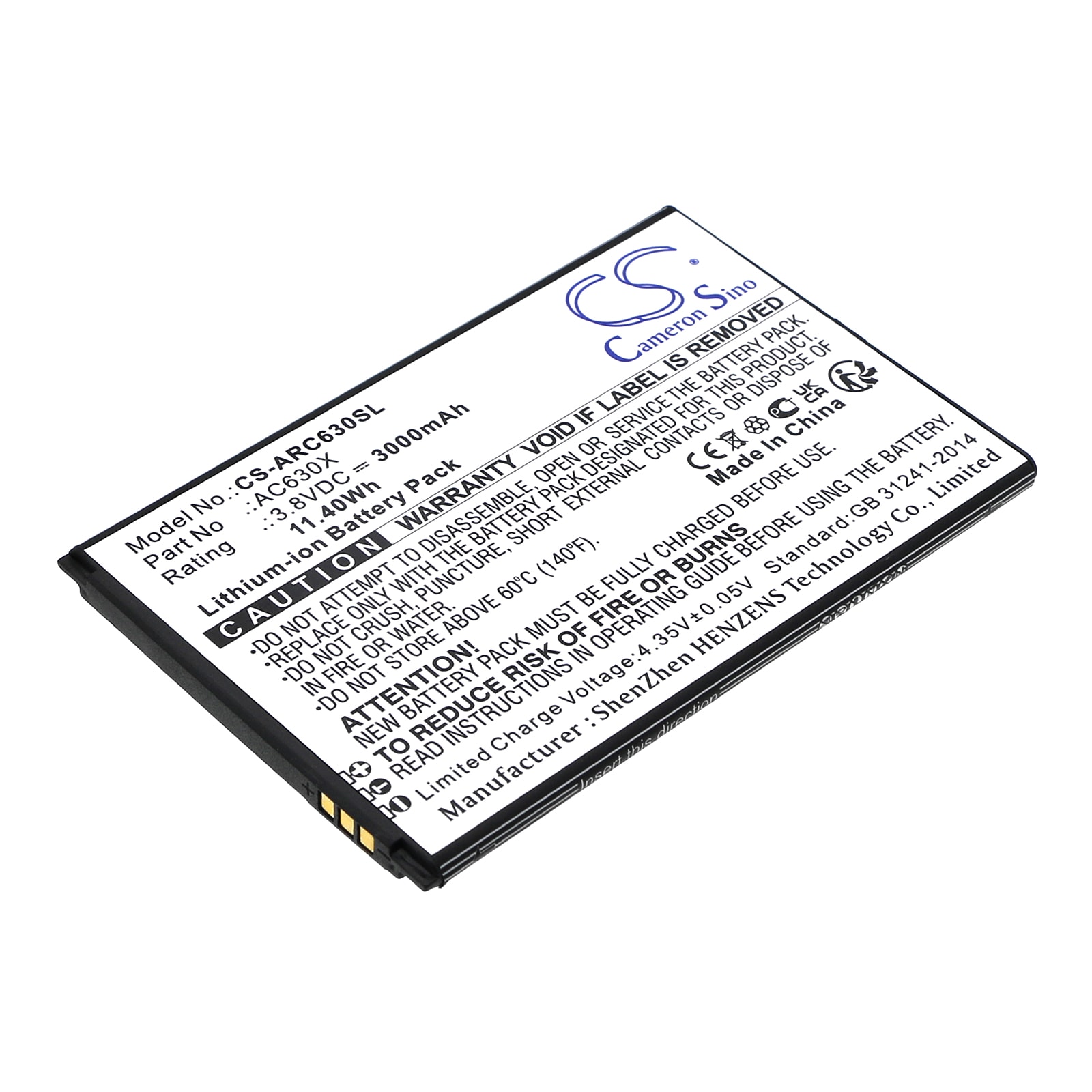 Batteri til SmartPhone, Mobil til Archos Oxygen 63
