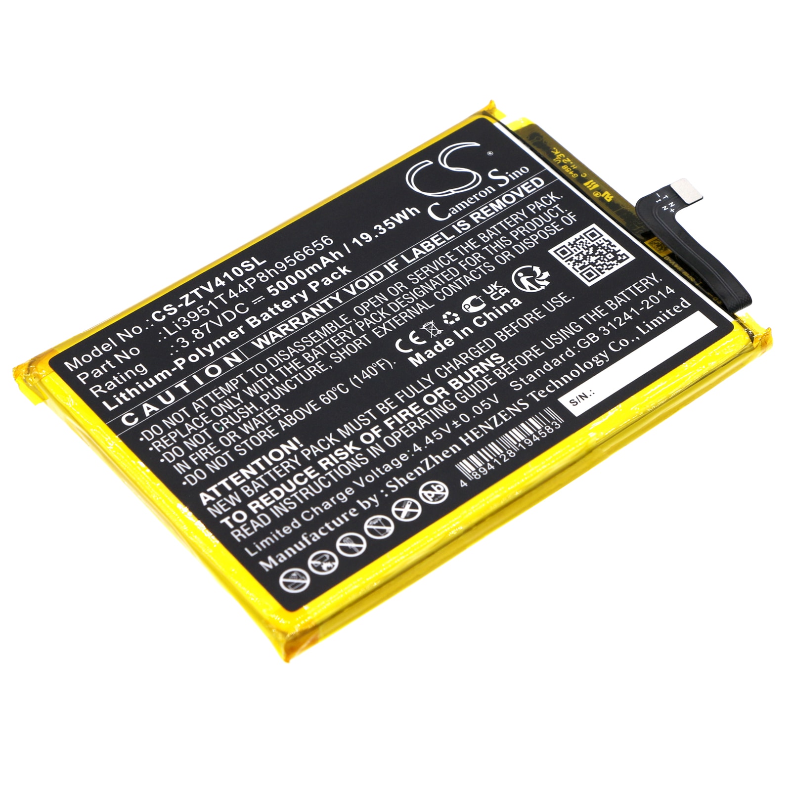 Batteri til SmartPhone, Mobil til ZTE Blade V40, Blade V40 5G, V40 Vita og andre.