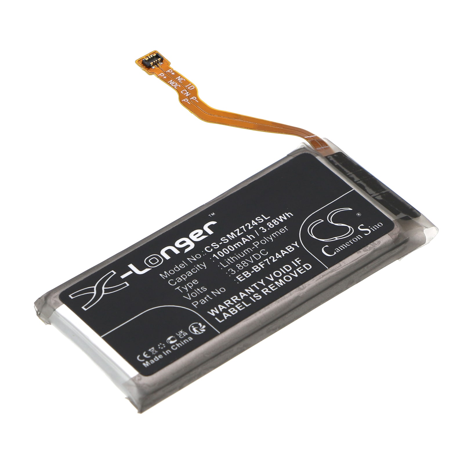 Batteri til SmartPhone, Mobil til Samsung Galaxy Z Flip 4, SM-F721U, SM-F721U1 og andre.