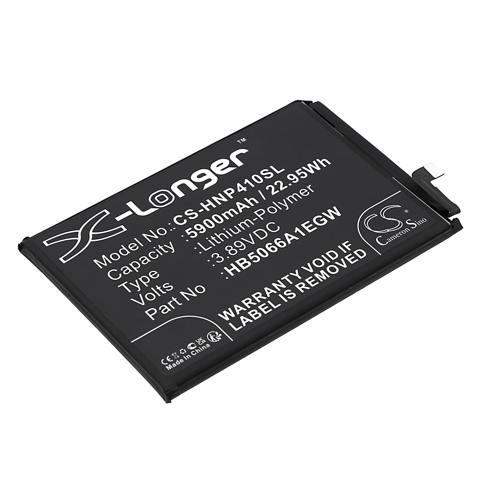 Batteri til SmartPhone, mobil til Honor Play 40 Plus, Play 40 Plus 5G Premium og andre.