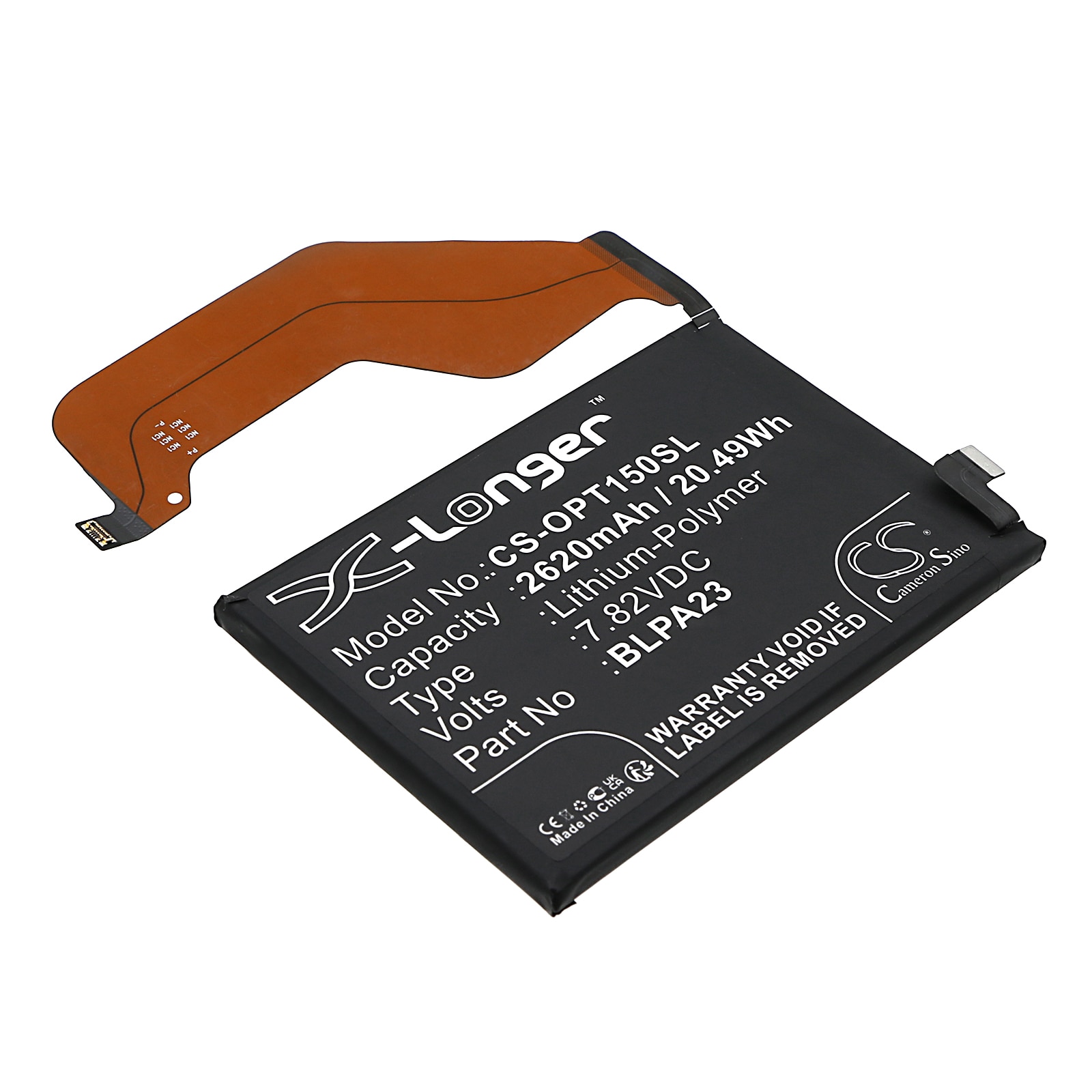 Batteri til SmartPhone, Mobil til OPPO Realme GT5 150W