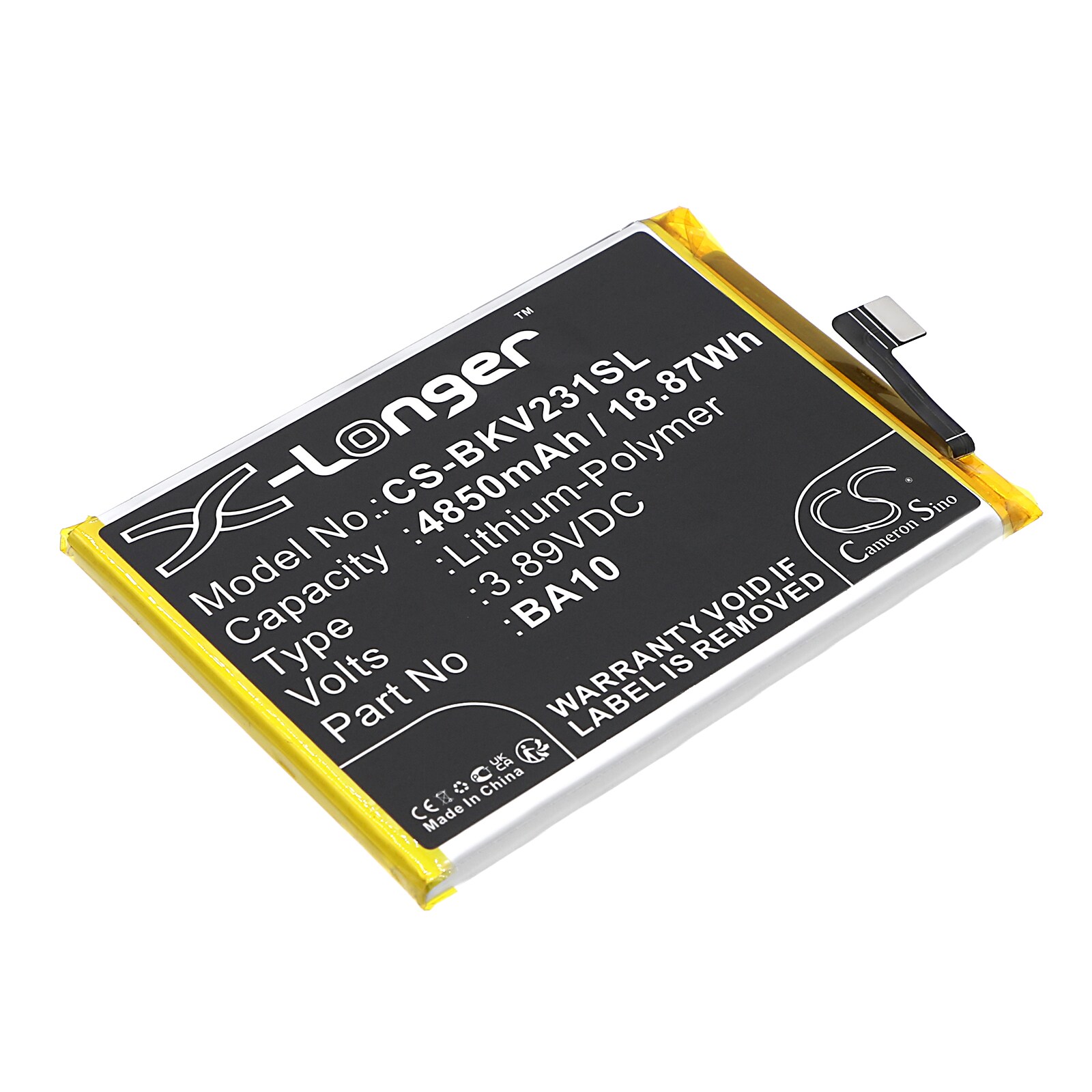 Batteri til SmartPhone, mobil til VIVO Y17S, V36m, V2318A osv.