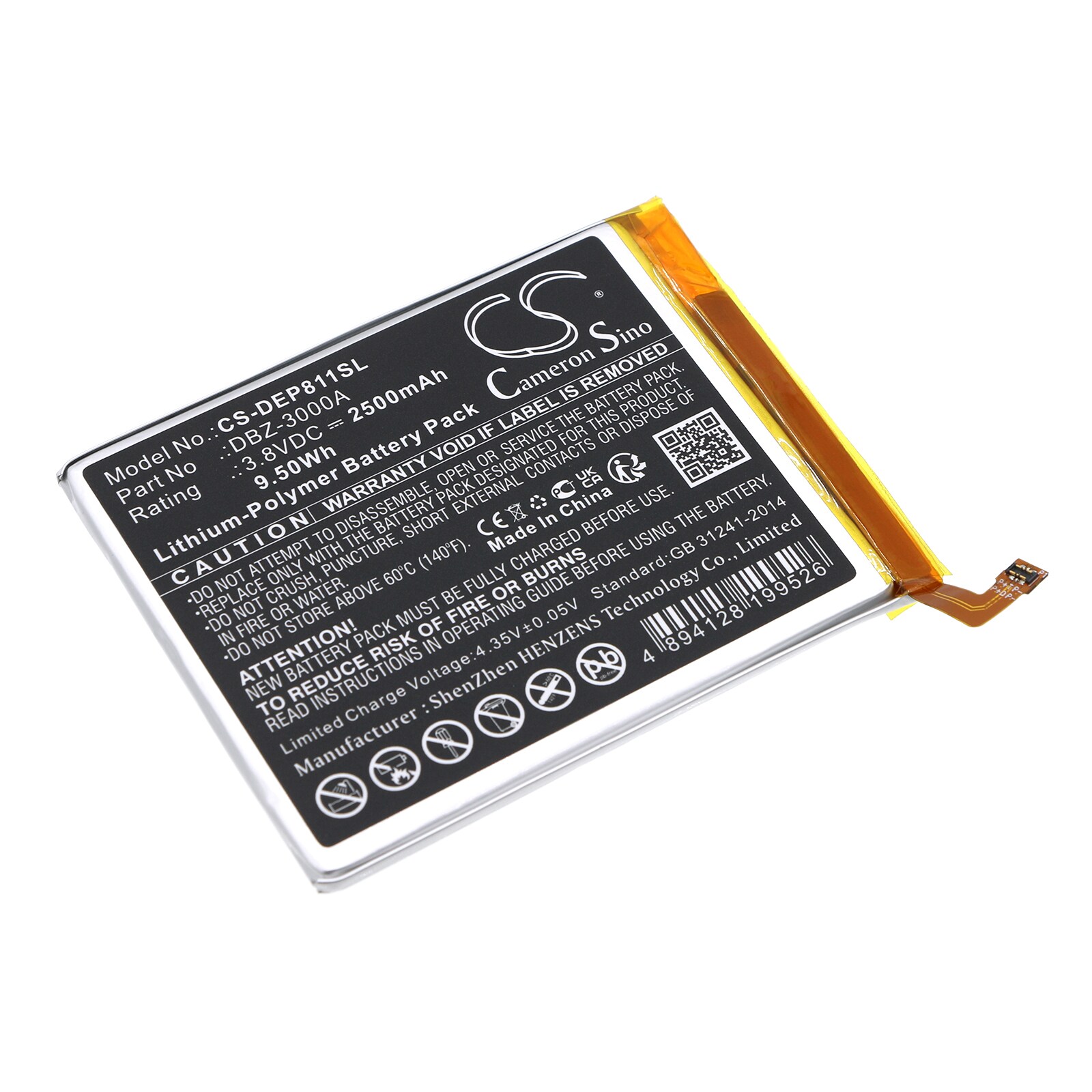 Batteri til SmartPhone, Mobil til Doro 8100, 8100 Plus, DSB-0400