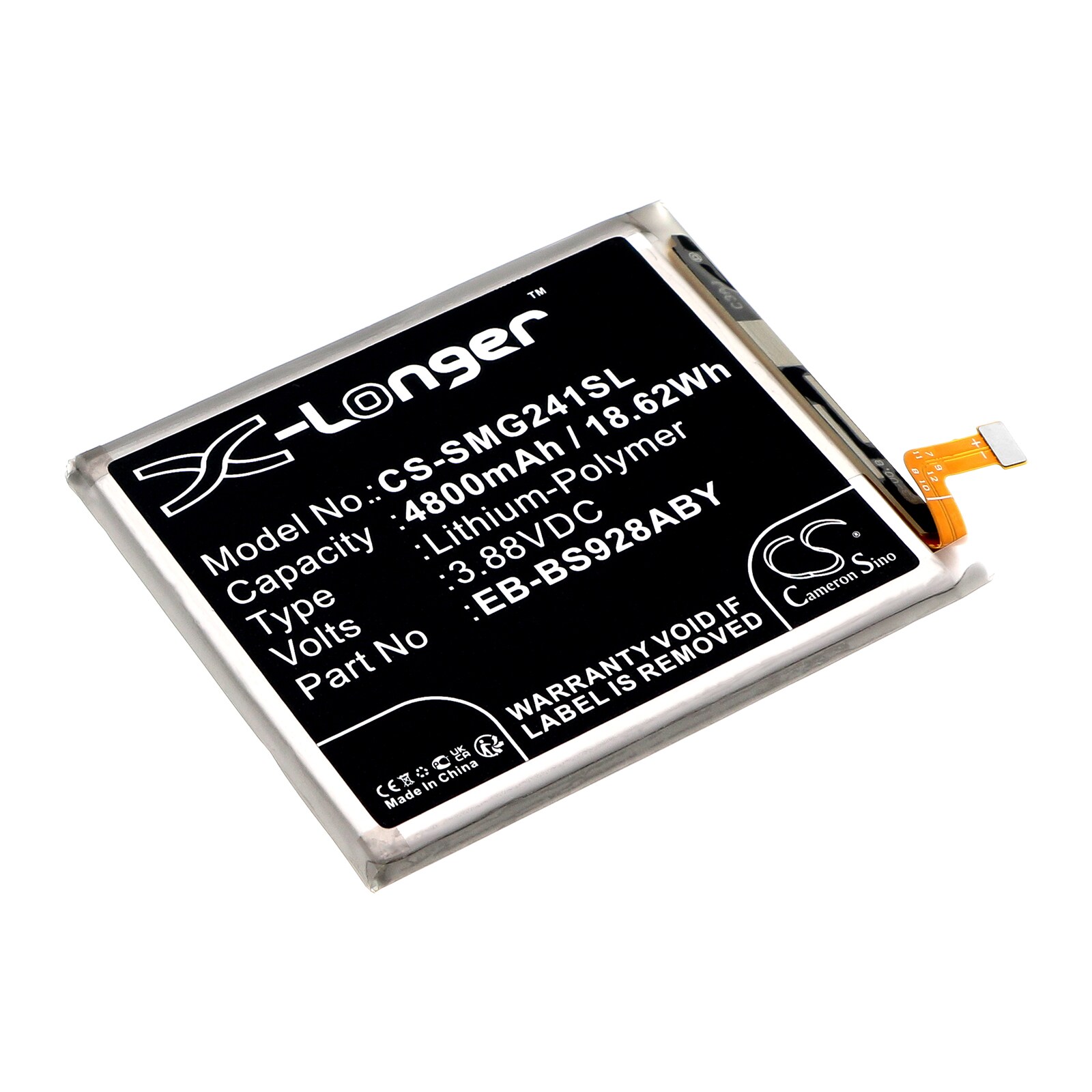 Batteri til SmartPhone, Mobil til Samsung Galaxy S24 Ultra, SM-S928J, SM-S928Q og andre.