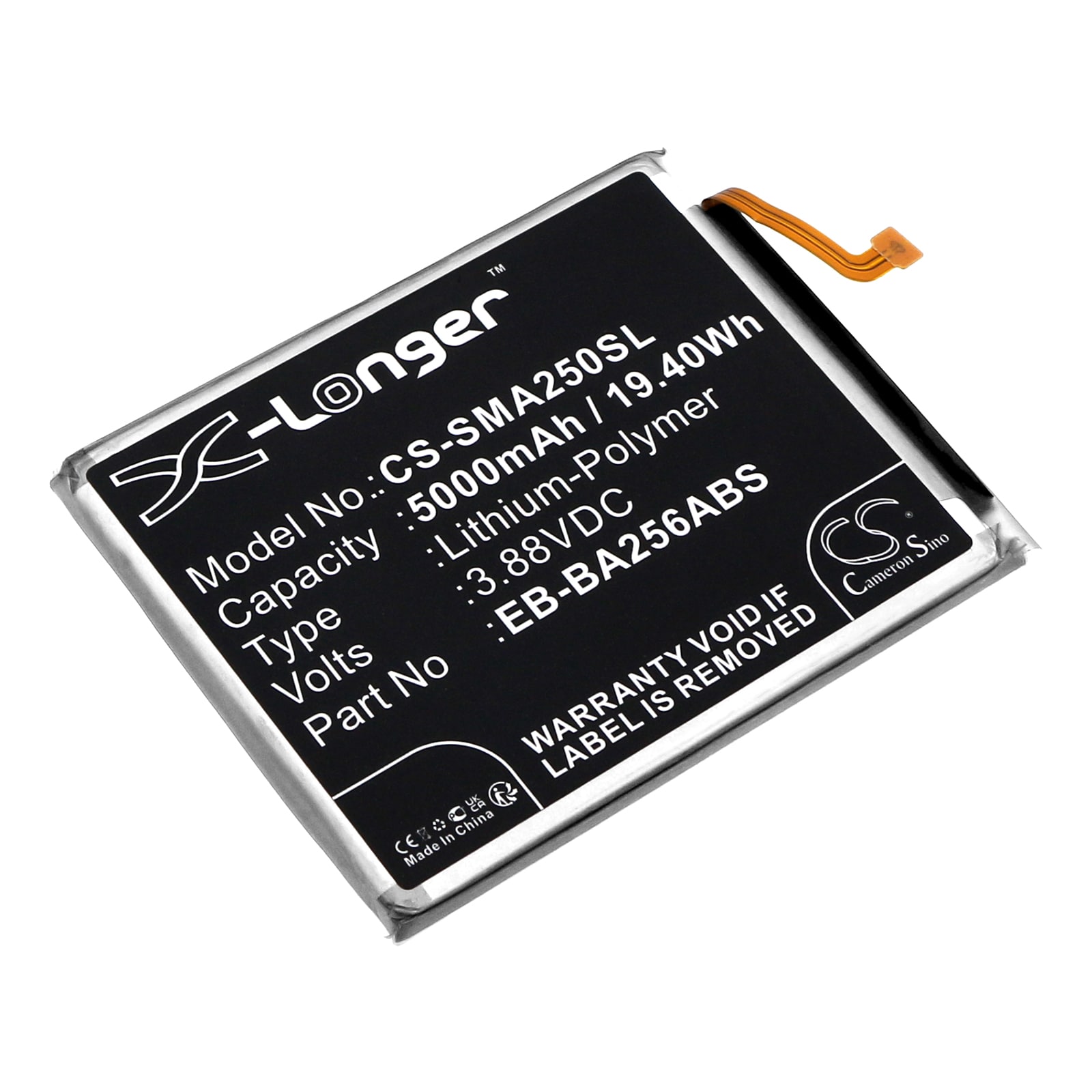 Batteri til SmartPhone, Mobil til Samsung Galaxy A25, Galaxy A25 5G, SM-A256U og andre.