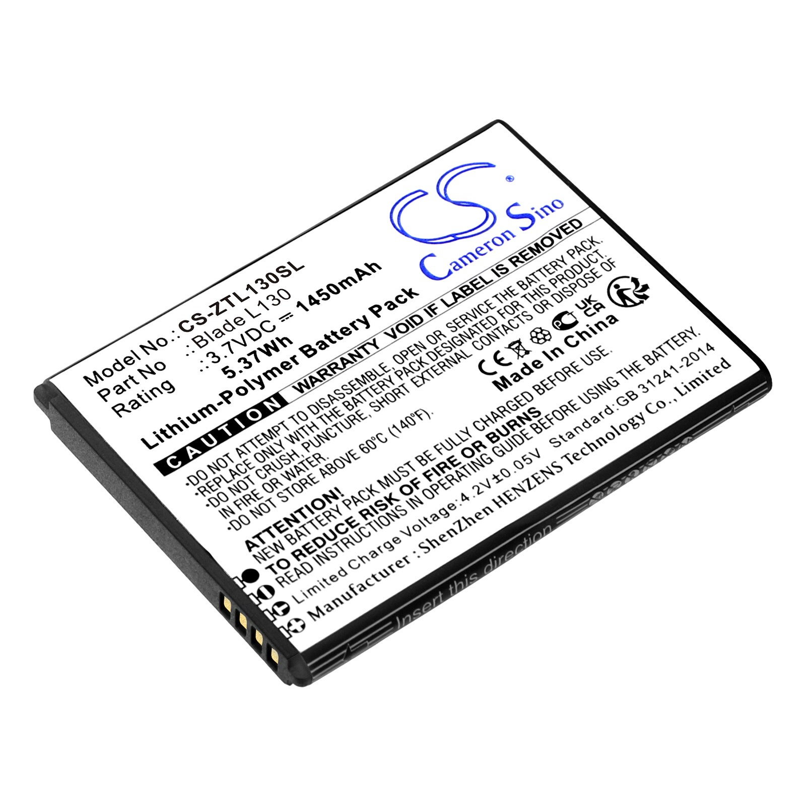 Batteri til SmartPhone, Mobil til ZTE Blade L130, GRAND MAX