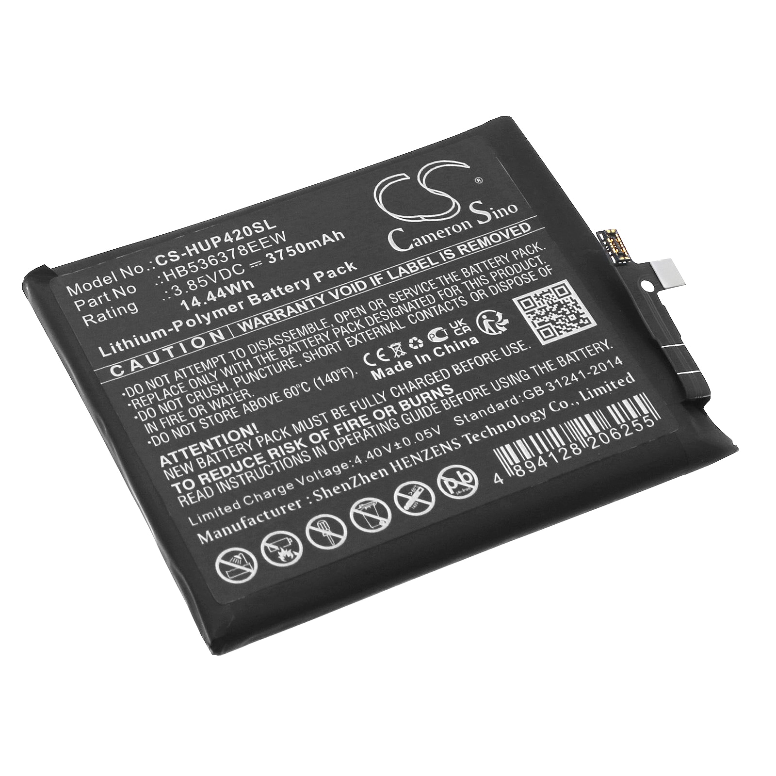 Batteri til SmartPhone, Mobil til Huawei P40 Pro, ELS-N09, ELS-NX9