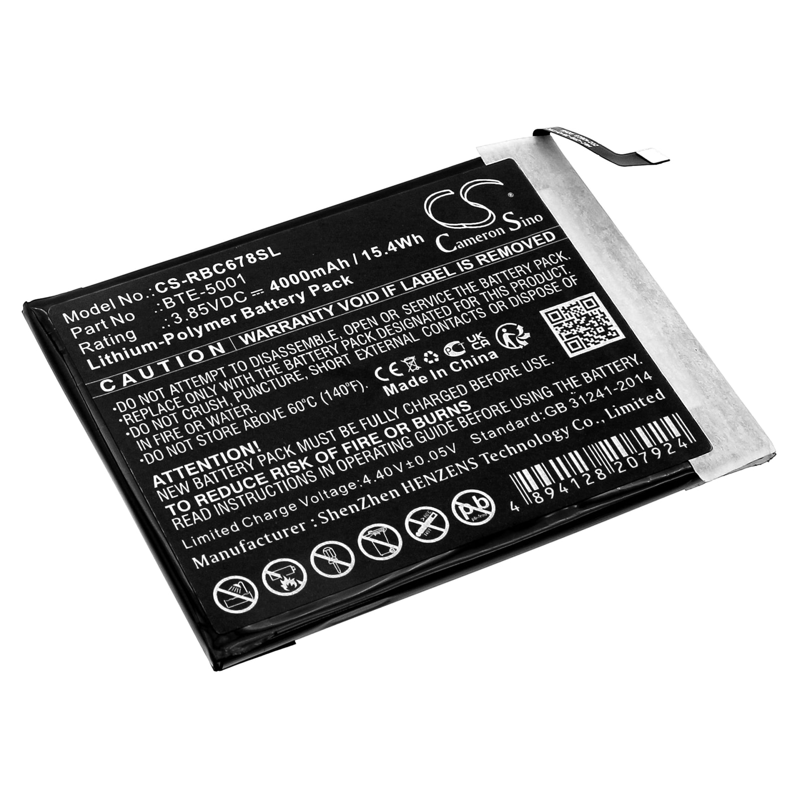 Batteri til SmartPhone, mobil til Orbic R678L5, R678EL, Myra 5G og andre.