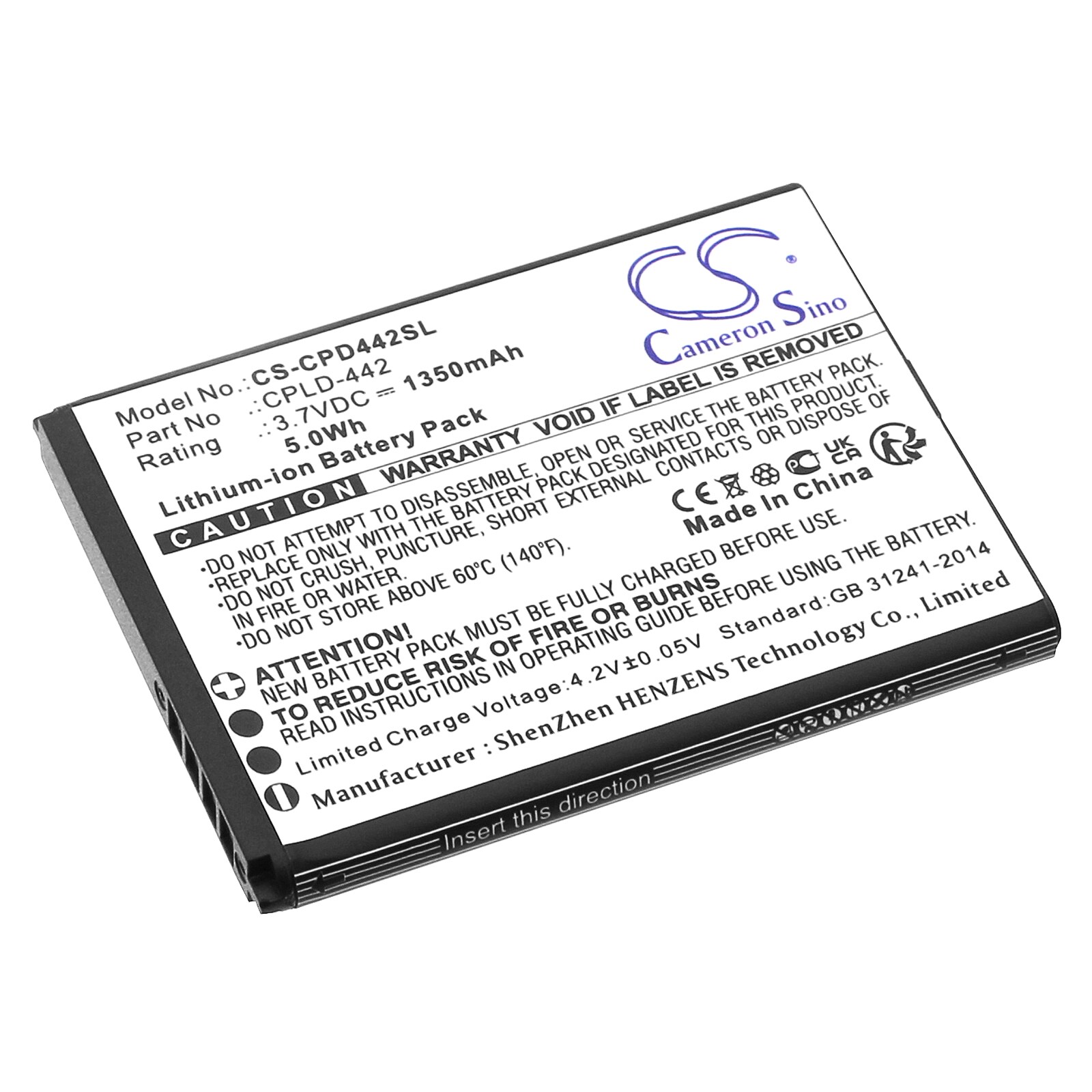 Batteri til SmartPhone, Mobil til Coolpad CP3321ST, CP3321AT, CP3321 og andre.