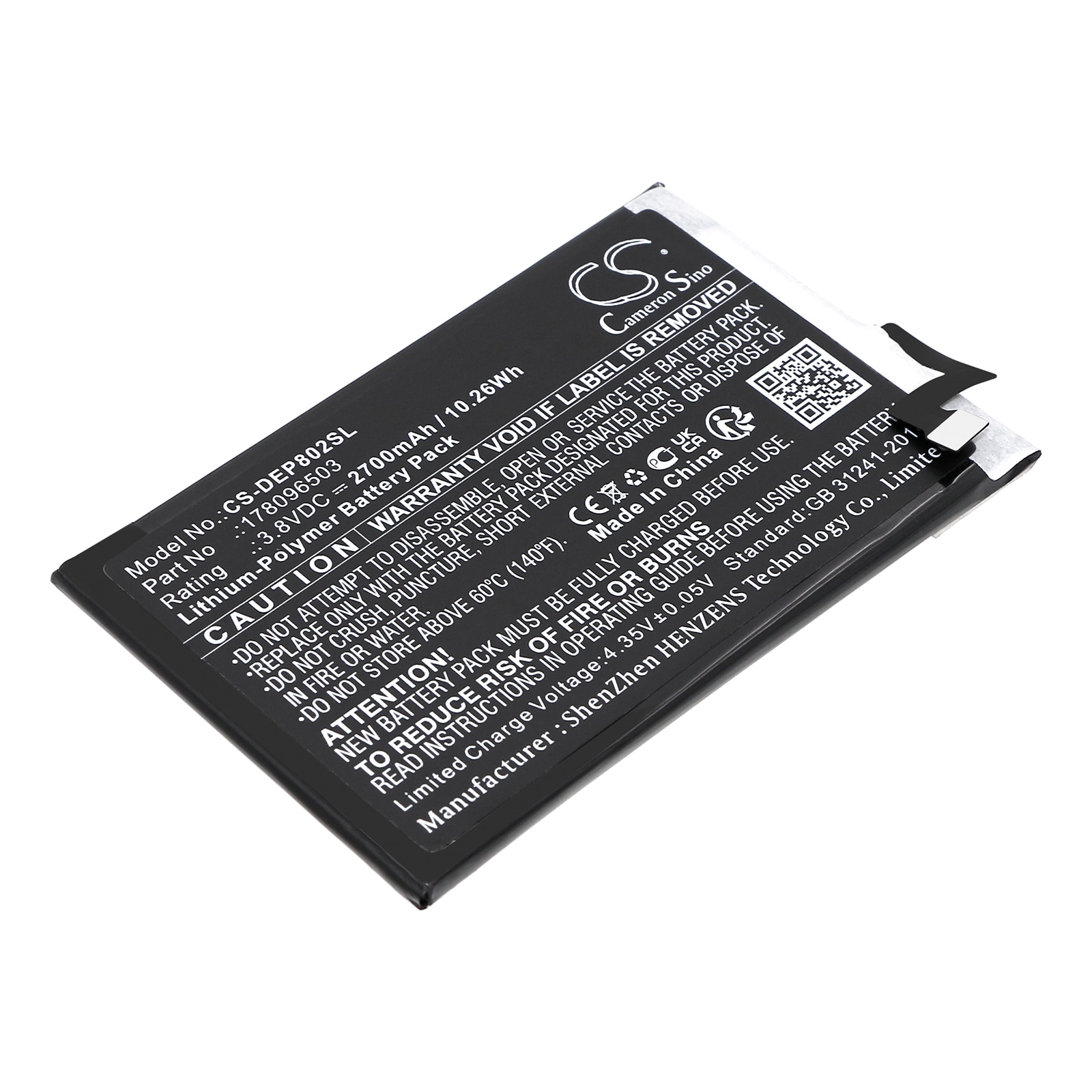 Batteri til SmartPhone, Mobil til Doro 8020X LTE, 8020X