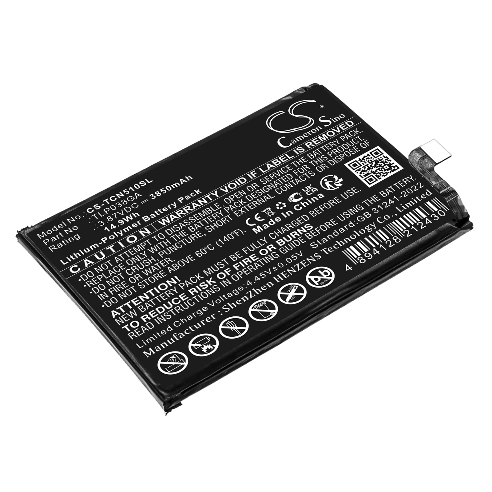 Batteri til SmartPhone, Mobil til TCL 50 LE, T510SP