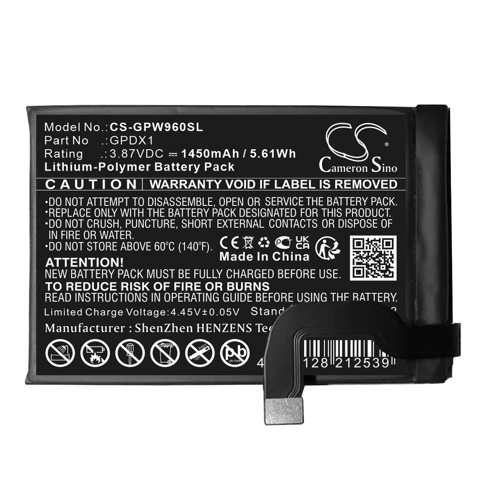 Batteri til SmartPhone, Mobil til Google G0B96, G9FPL, Pixel Fold 5G