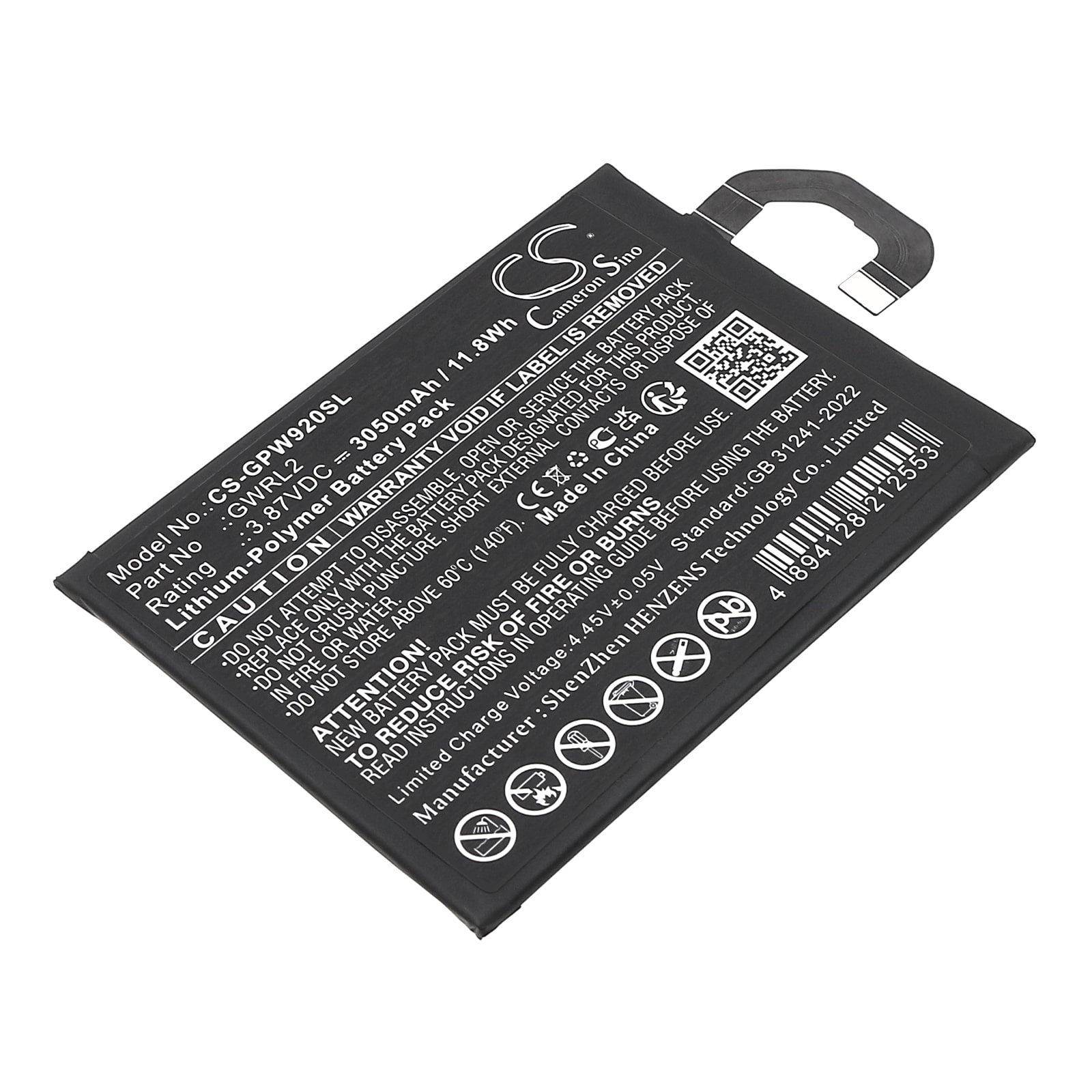 Batteri til SmartPhone, Mobil til Google GC15S, GGH2X, Pixel 9 Pro Fold