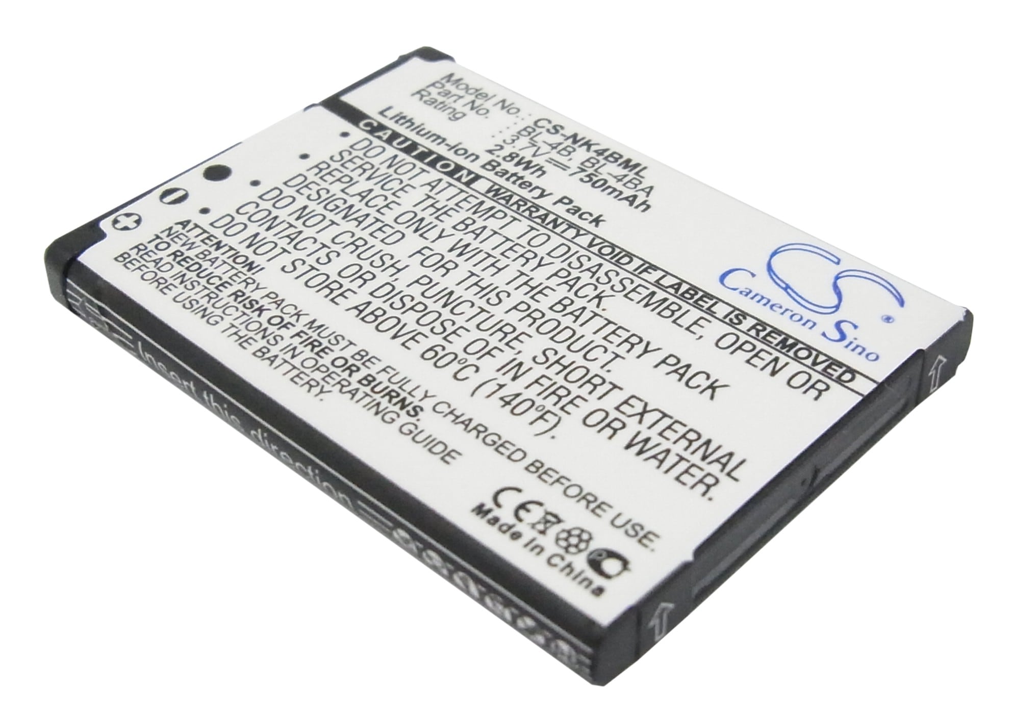 Batteri til SmartPhone, mobil til Nokia 6111, 7370, 7360 osv.