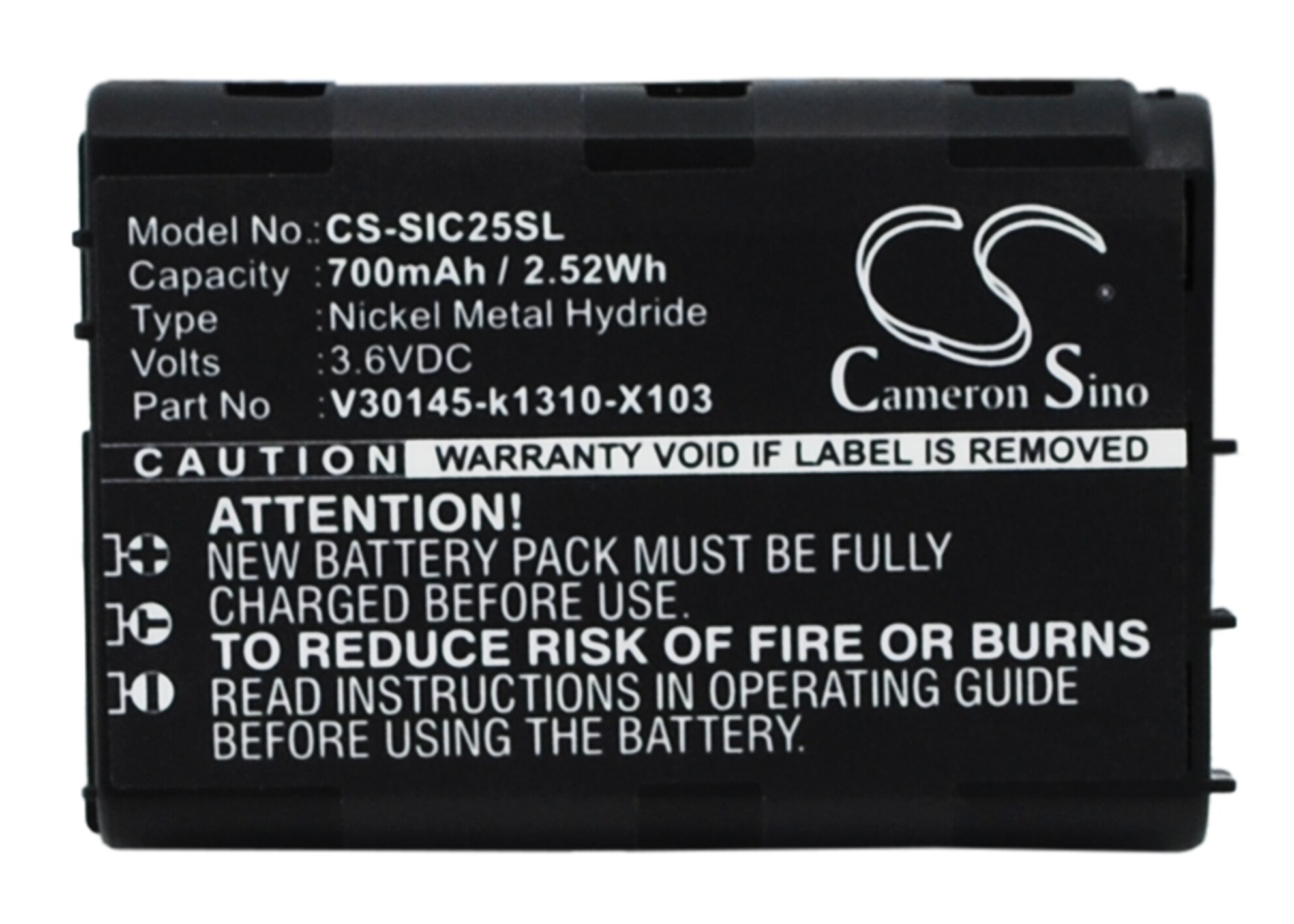 Batteri til SmartPhone, mobil til Siemens C25, C2588, C25e osv.
