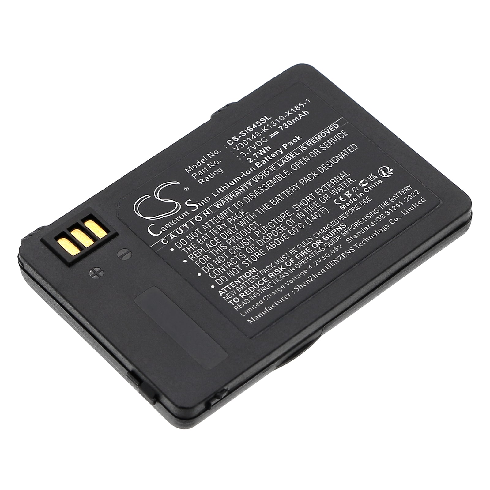 Batteri til SmartPhone, mobil til Siemens S45, S45i, ME45 osv.