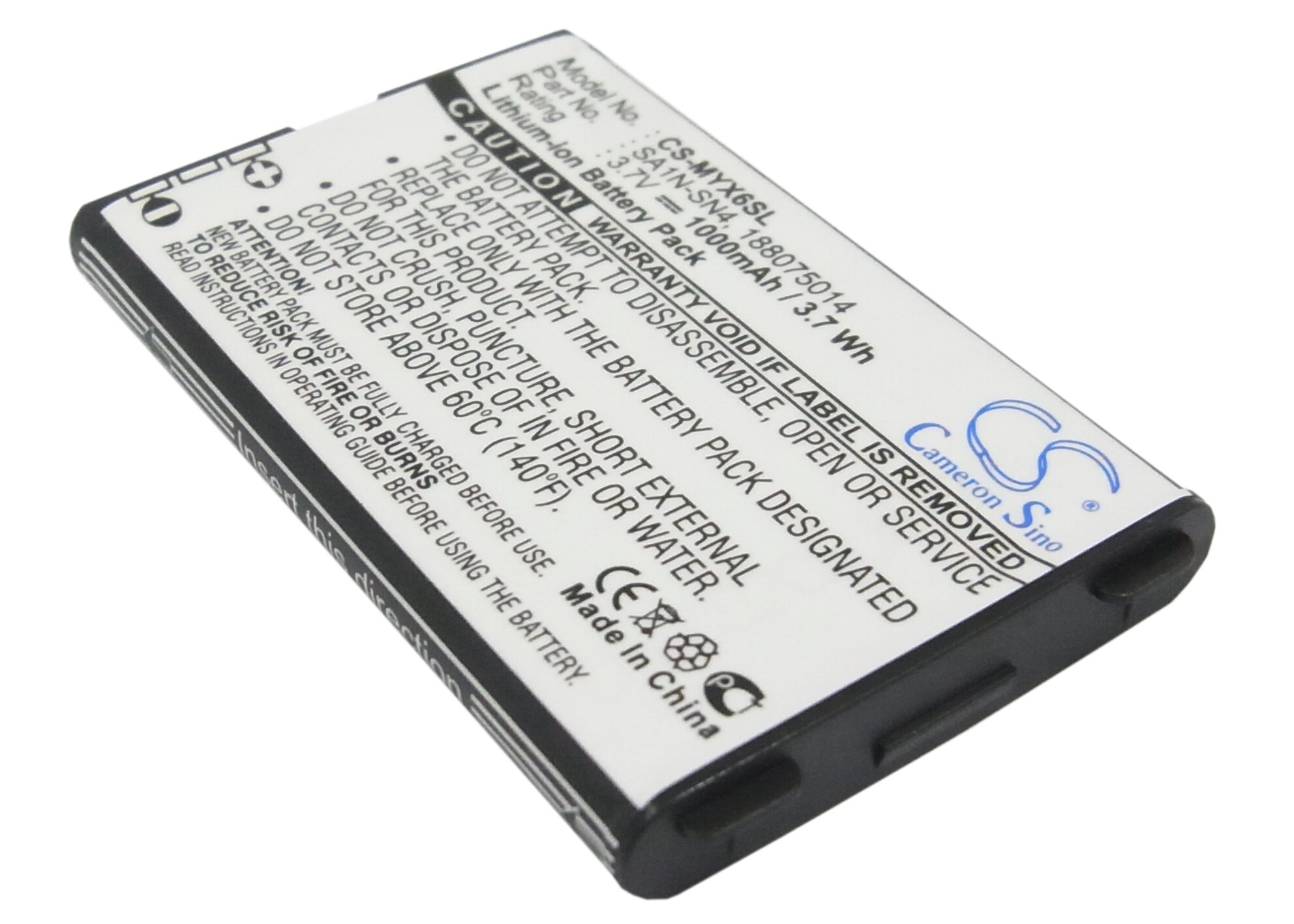 Batteri til SmartPhone, Mobil til Sagem MY-X6, MY-X7, MYV-65 og andre.