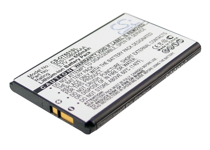 Batteri til SmartPhone, Mobil til Alcatel OT-C650, OT-C651, OT-C652 og andre.